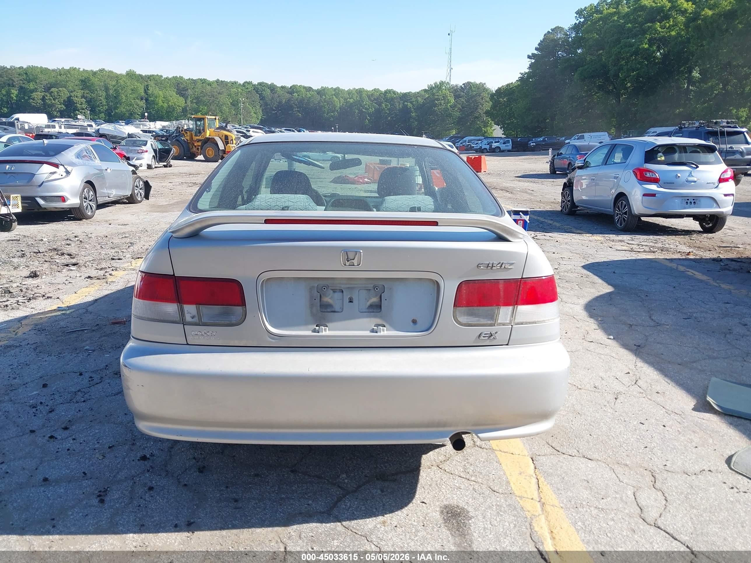 2000 Honda Civic Ex Silver vin: 1HGEJ8244YL078052