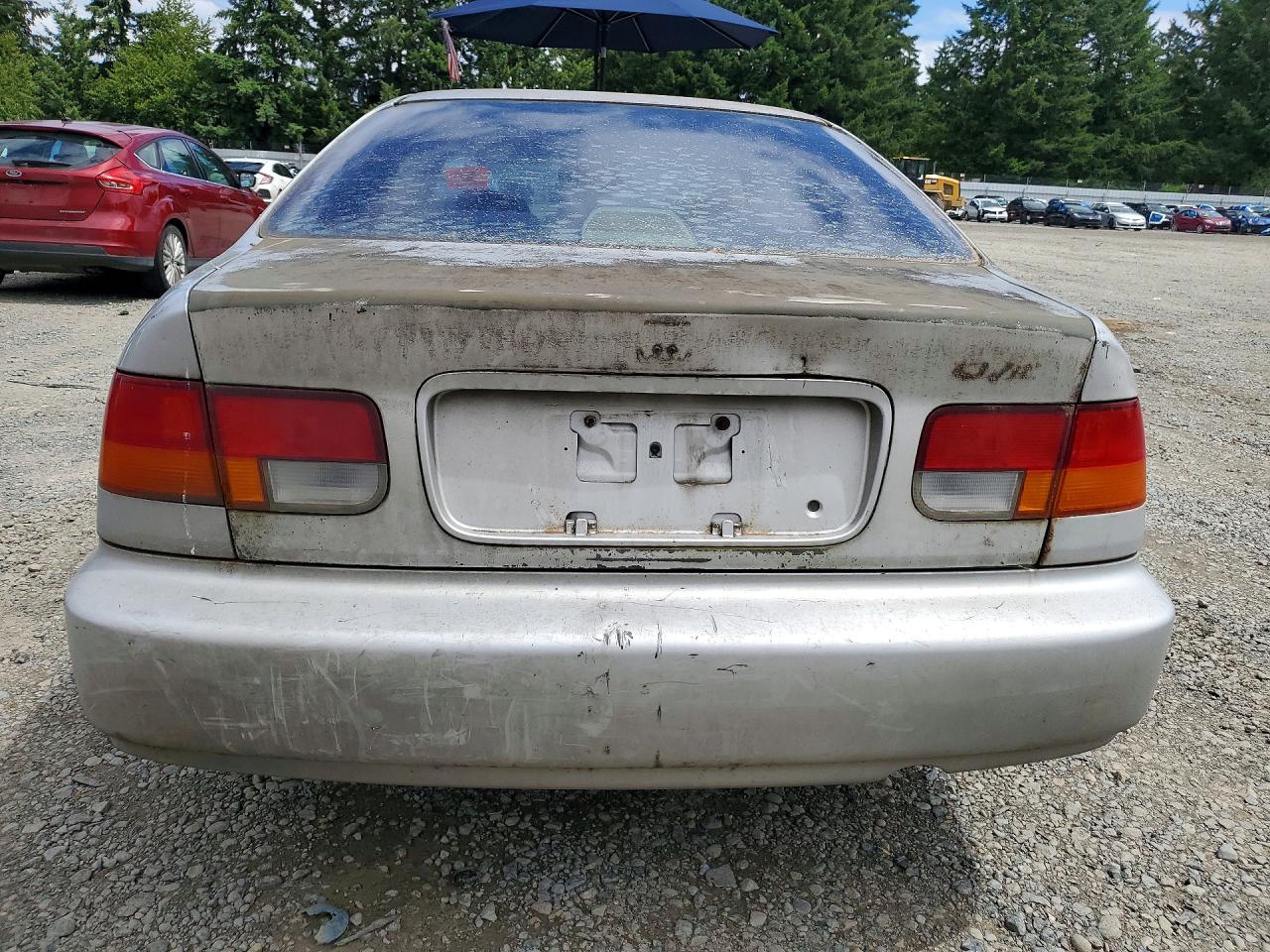 1997 Honda Civic Ex Silver vin: 1HGEJ8245VL105092