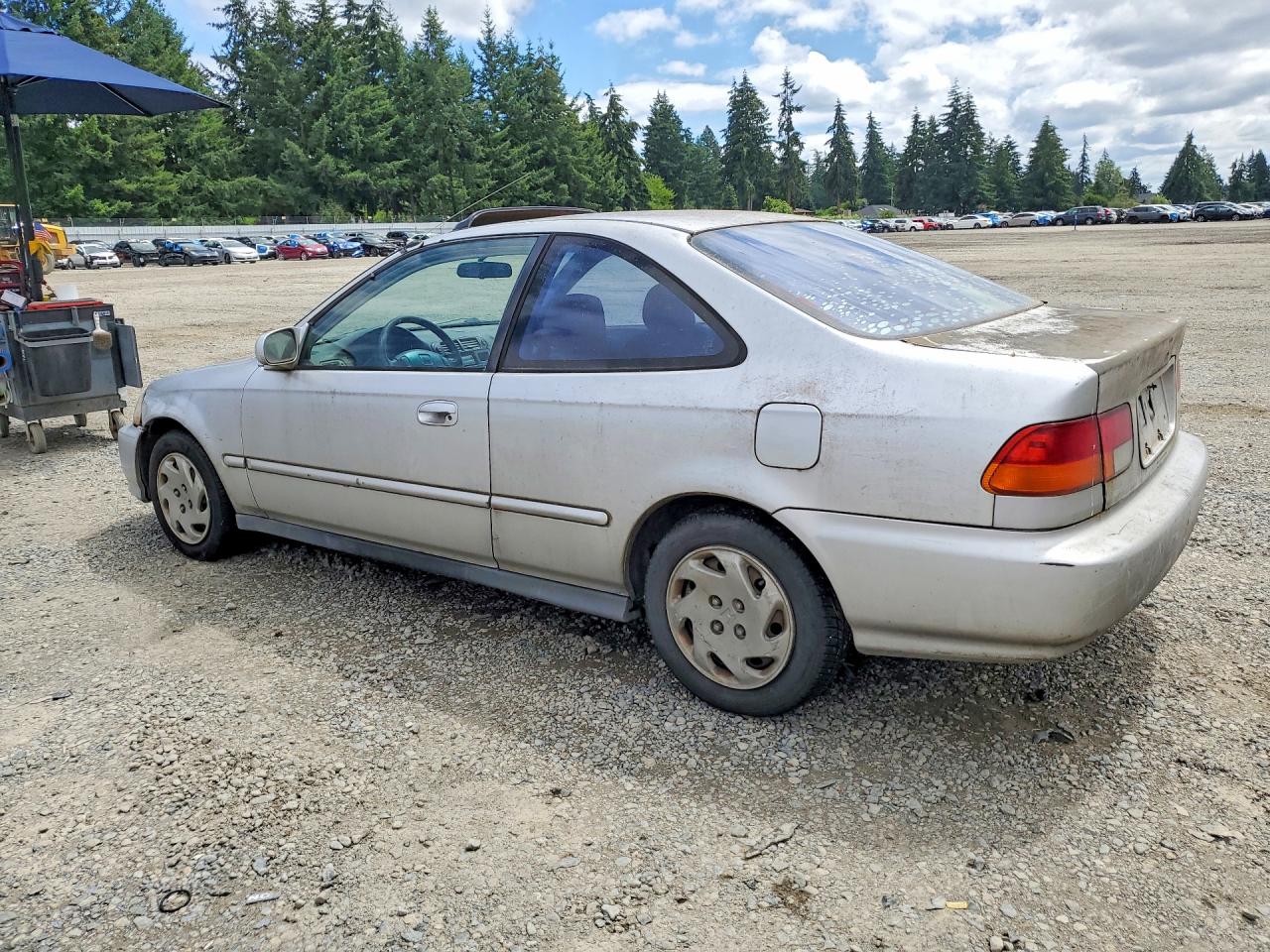 1997 Honda Civic Ex Silver vin: 1HGEJ8245VL105092