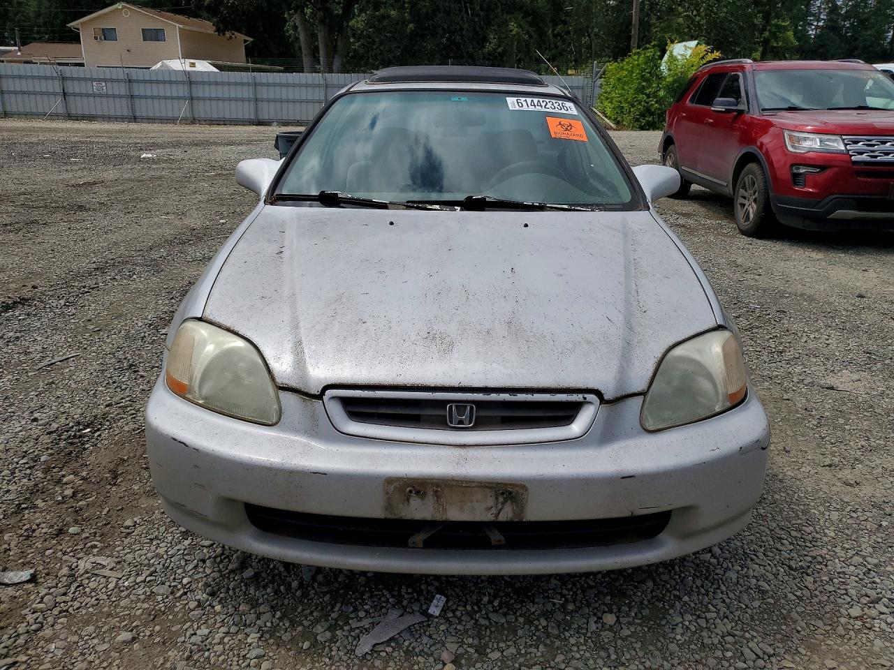 1997 Honda Civic Ex Silver vin: 1HGEJ8245VL105092