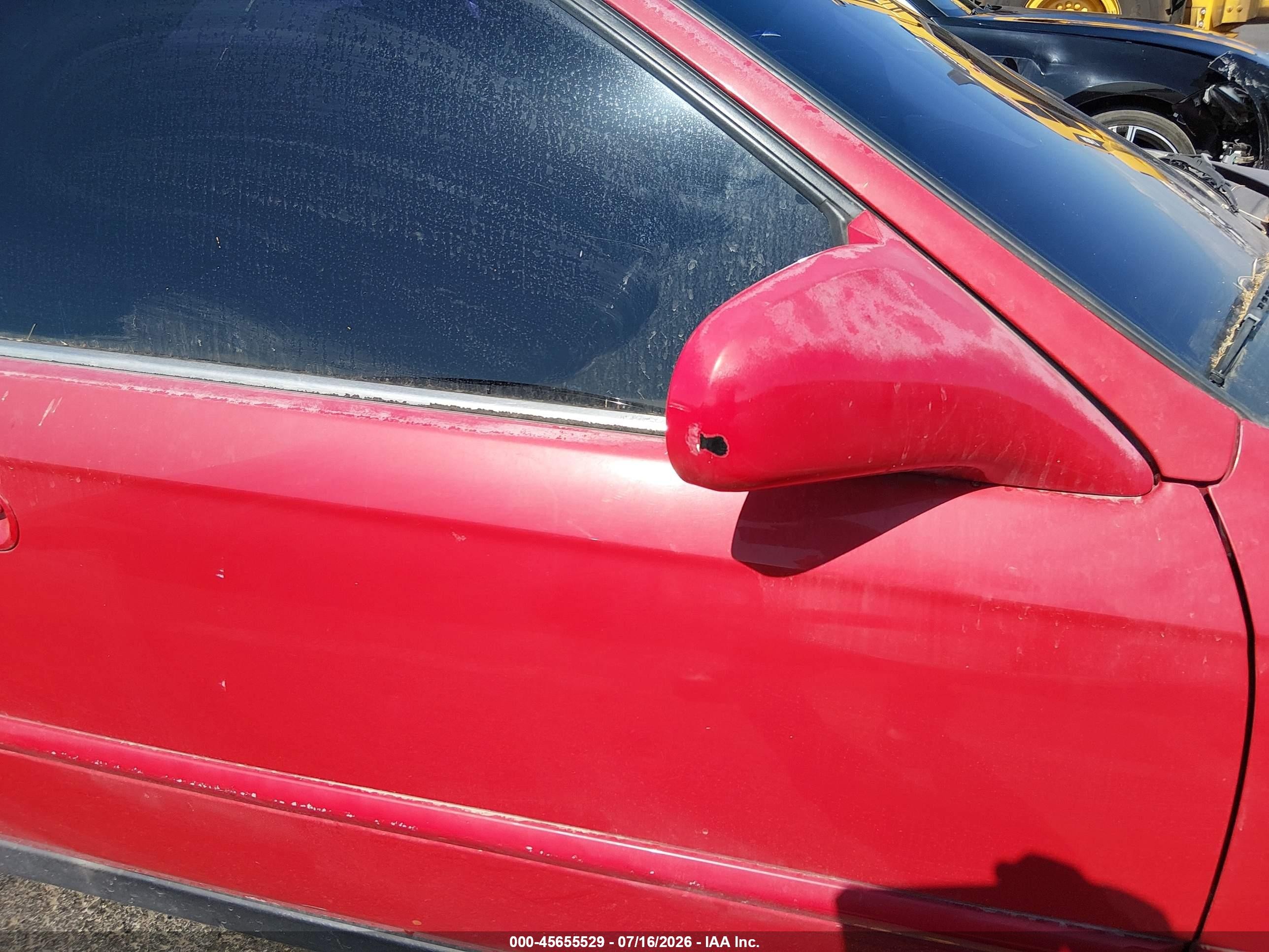 1997 Honda Civic Ex Red vin: 1HGEJ8245VL133846