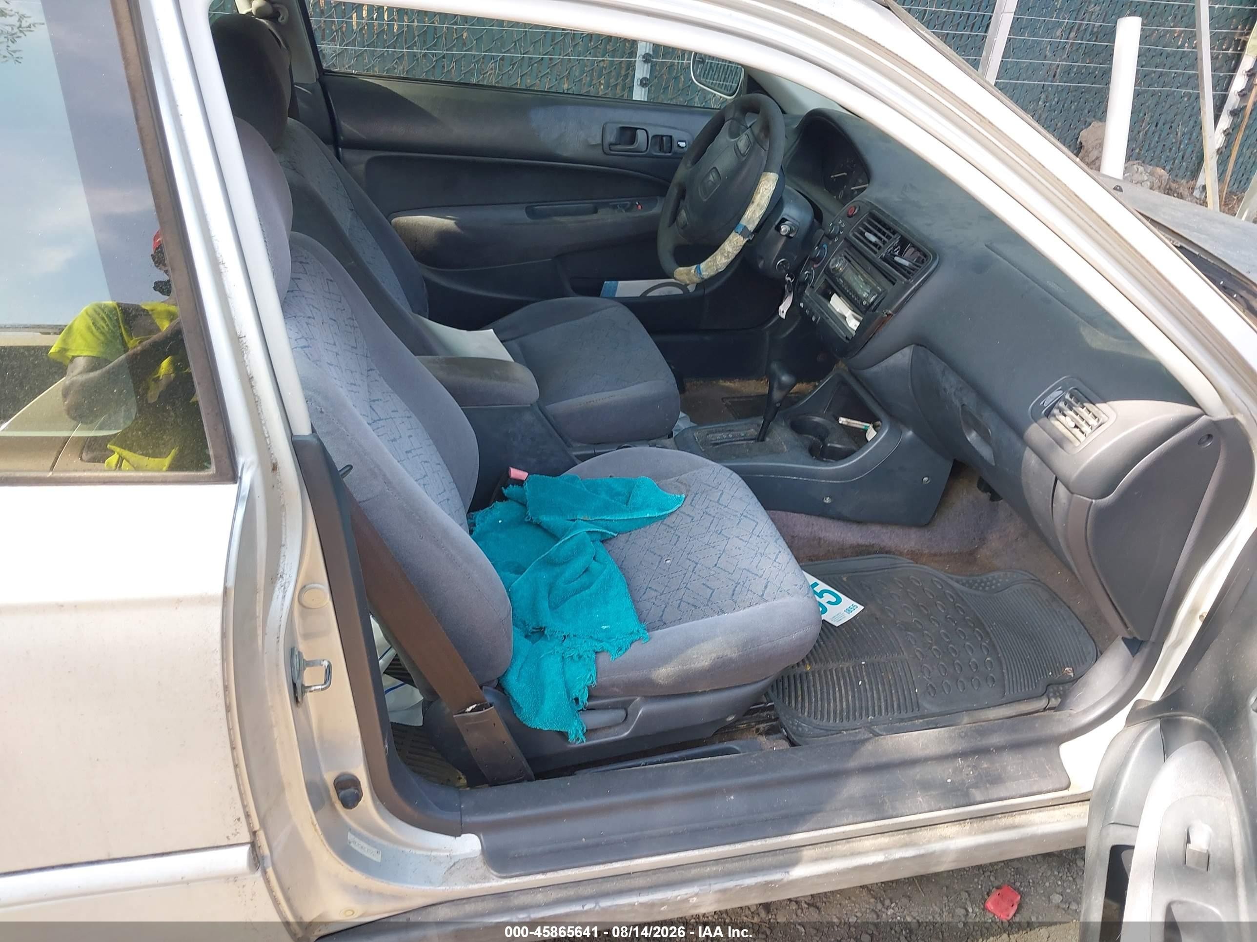 1999 Honda Civic Ex Silver vin: 1HGEJ8245XL095473