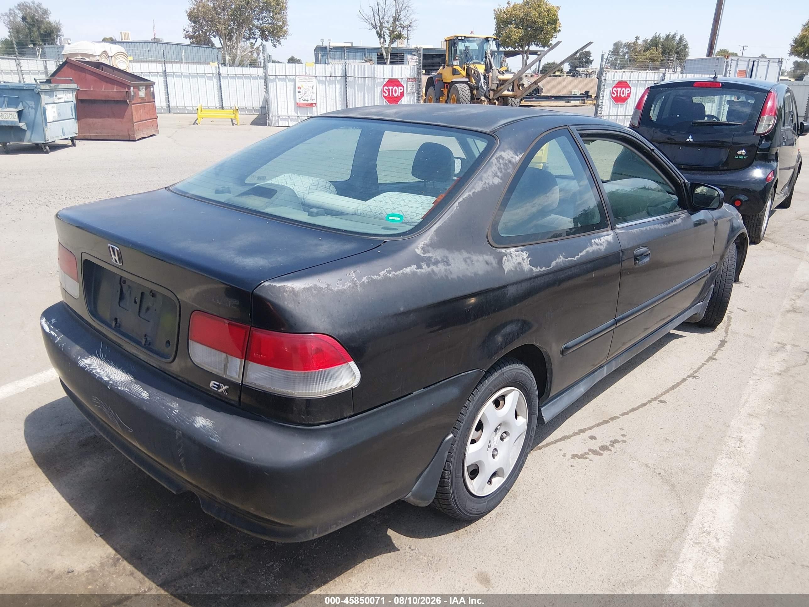 2000 Honda Civic Ex Black vin: 1HGEJ8245YL124908