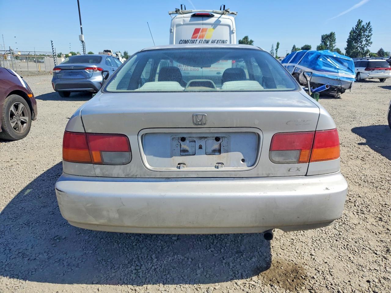 1997 Honda Civic Ex Silver vin: 1HGEJ8246VL026384