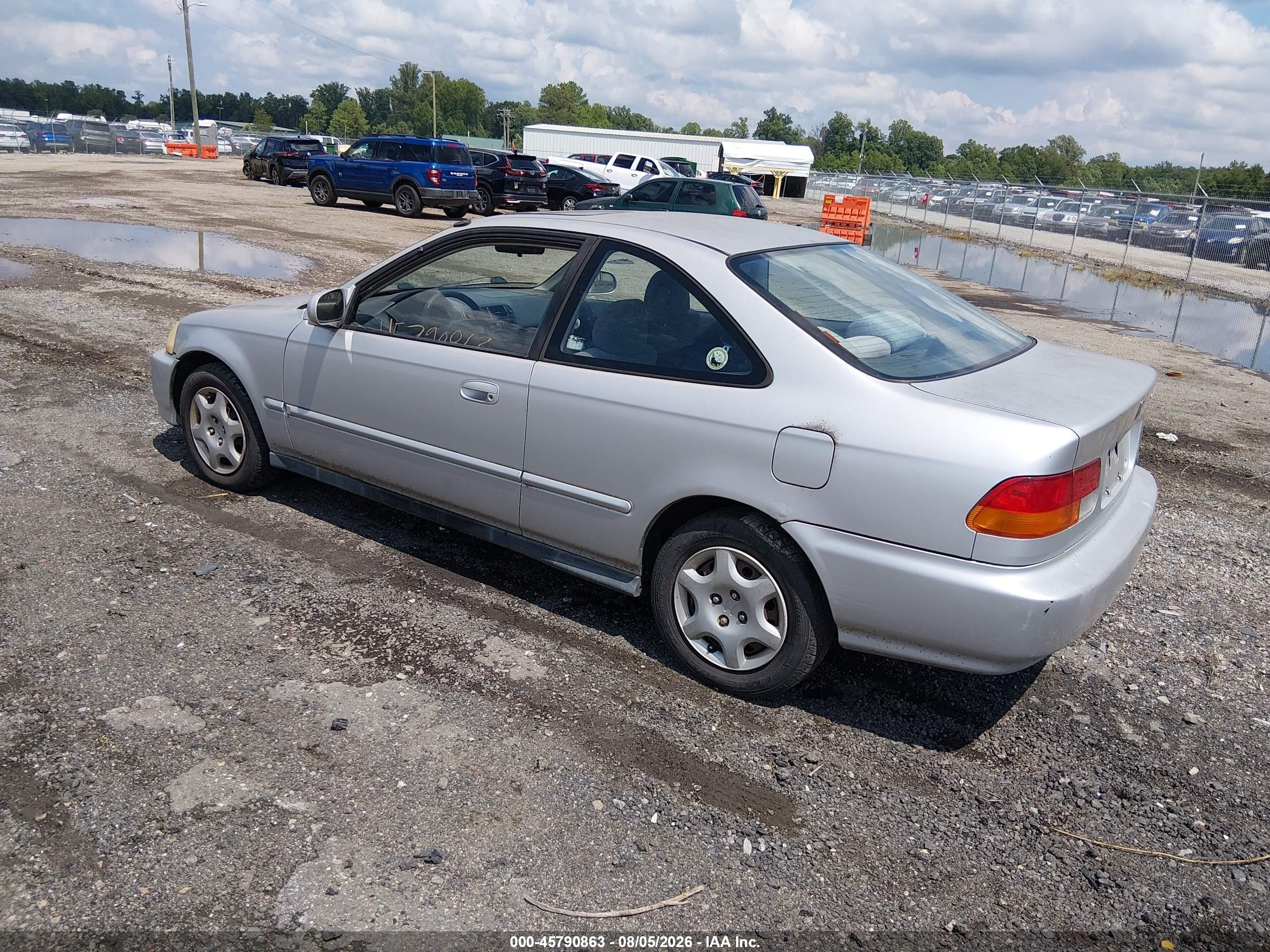 1998 Honda Civic Ex Серебряный vin: 1HGEJ8246WL047690