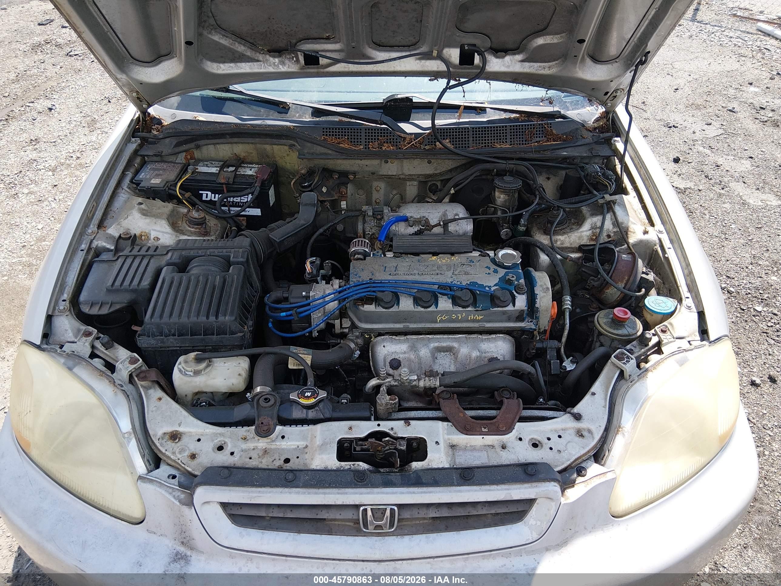 1998 Honda Civic Ex Серебряный vin: 1HGEJ8246WL047690