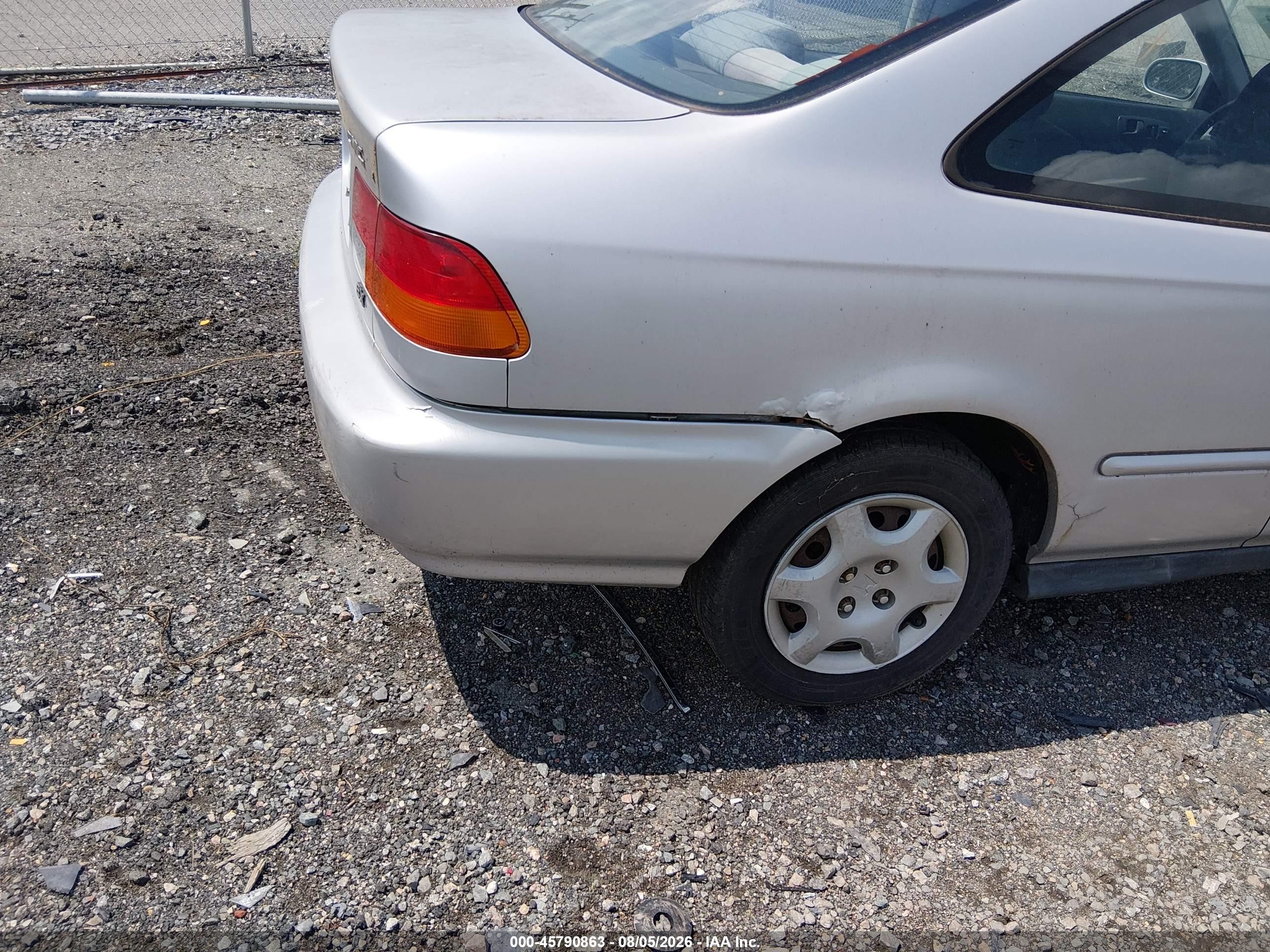 1998 Honda Civic Ex Серебряный vin: 1HGEJ8246WL047690
