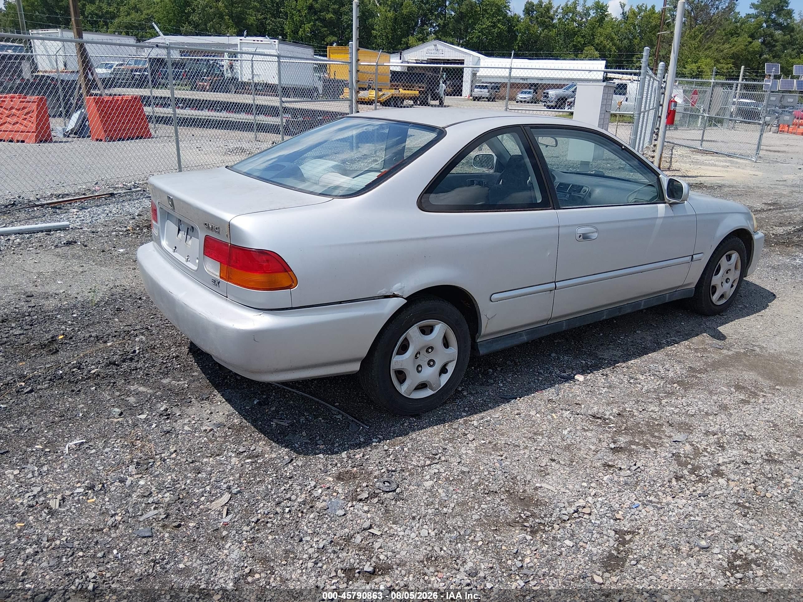 1998 Honda Civic Ex Серебряный vin: 1HGEJ8246WL047690