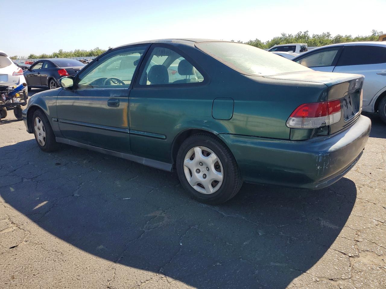 1999 Honda Civic Ex Green vin: 1HGEJ8246XL048436