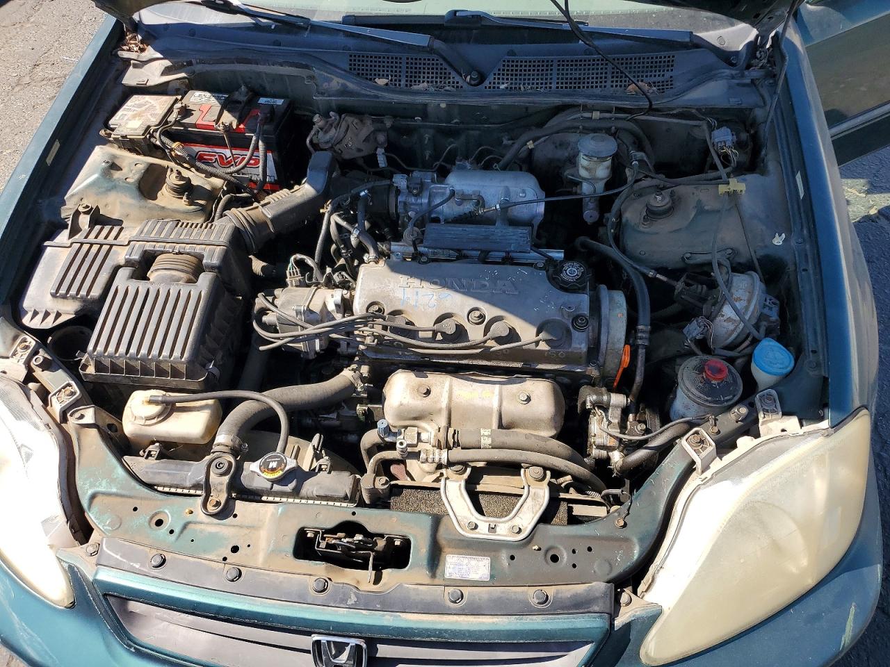 1999 Honda Civic Ex Green vin: 1HGEJ8246XL048436