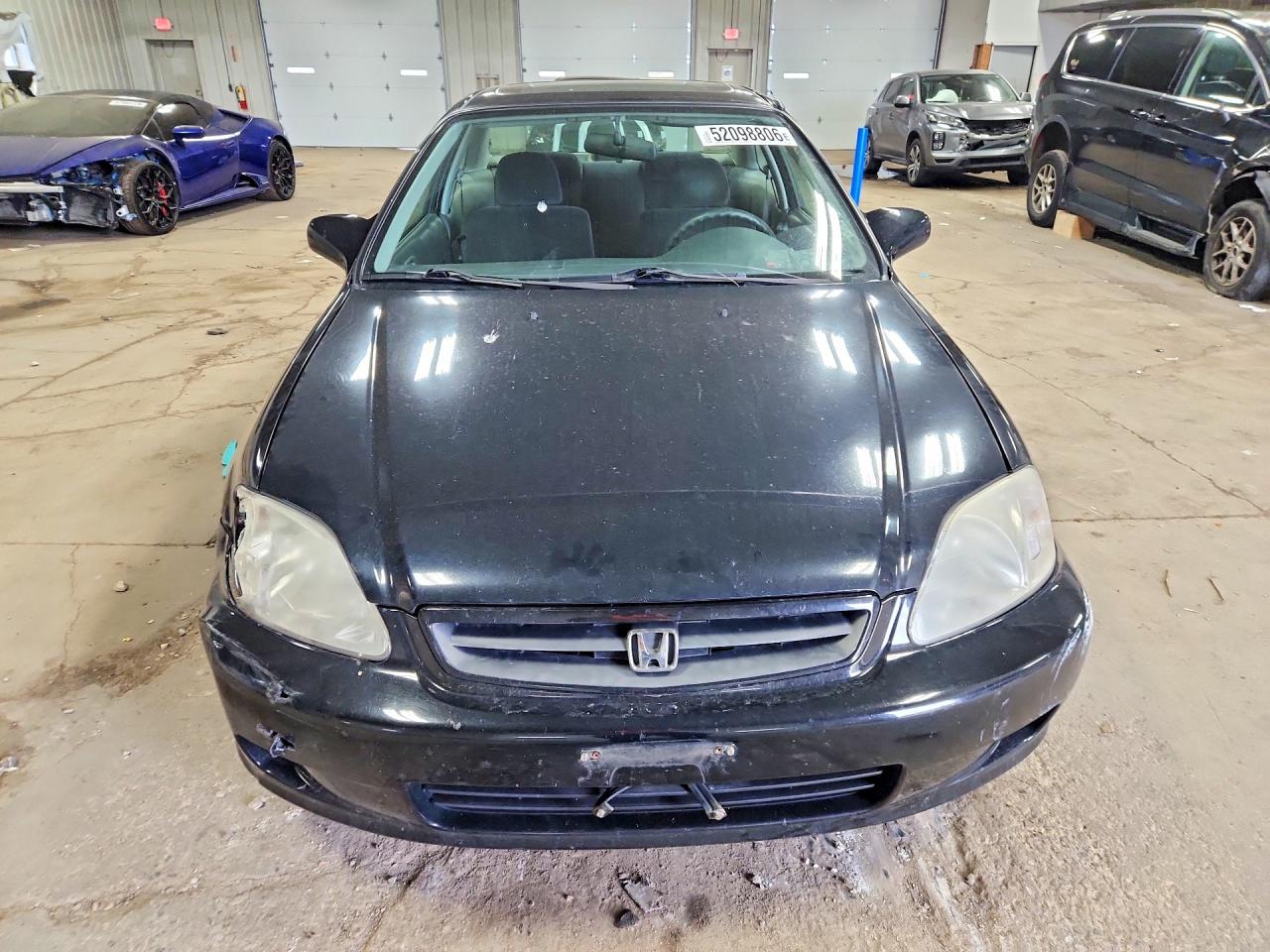 2000 Honda Civic Ex Black vin: 1HGEJ8246YL080644