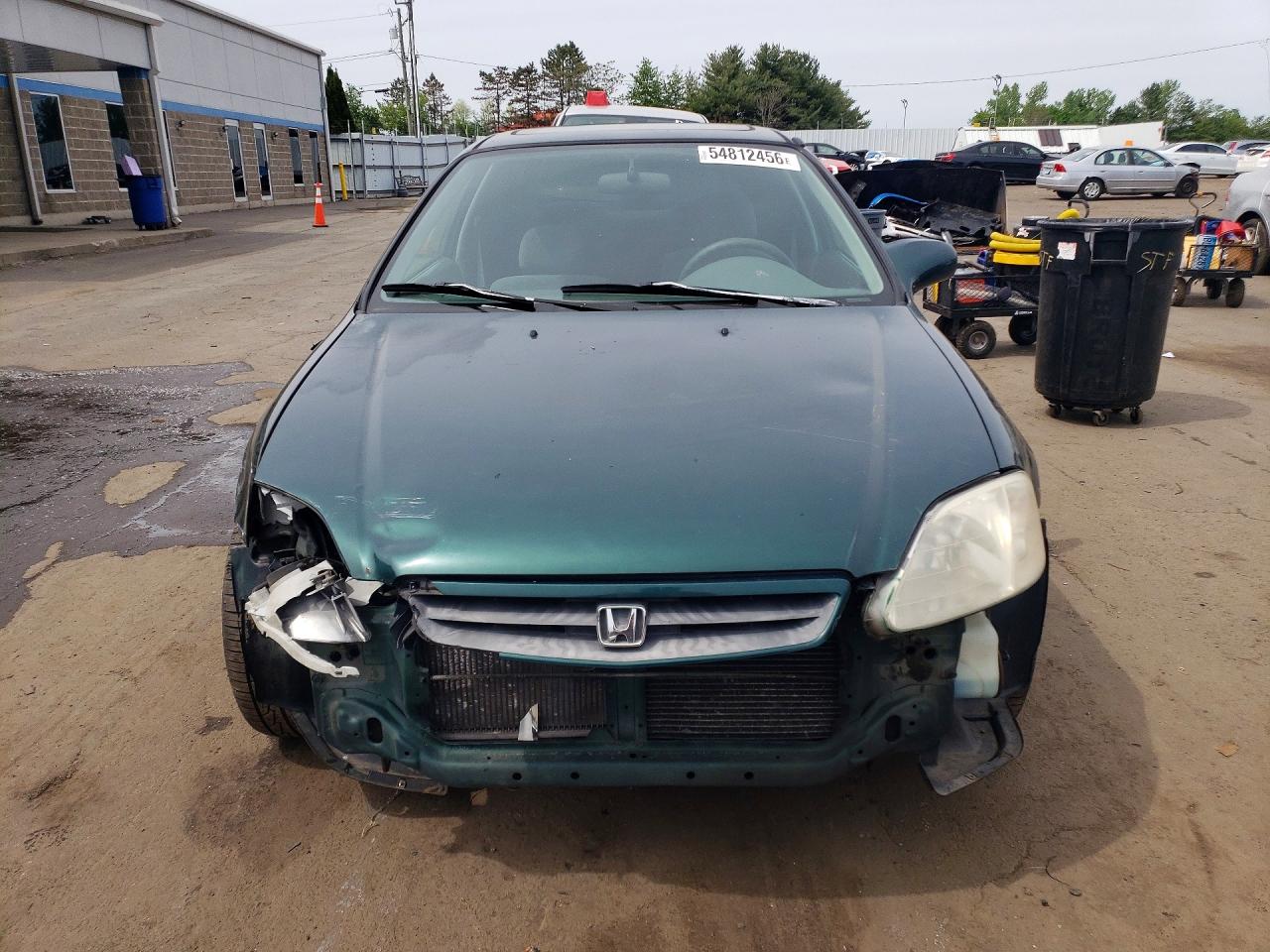 2000 Honda Civic Ex Green vin: 1HGEJ8247YL050326
