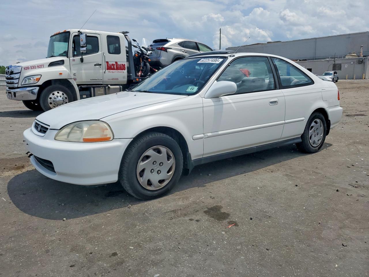 1997 Honda Civic Ex Белый vin: 1HGEJ8248VL044384