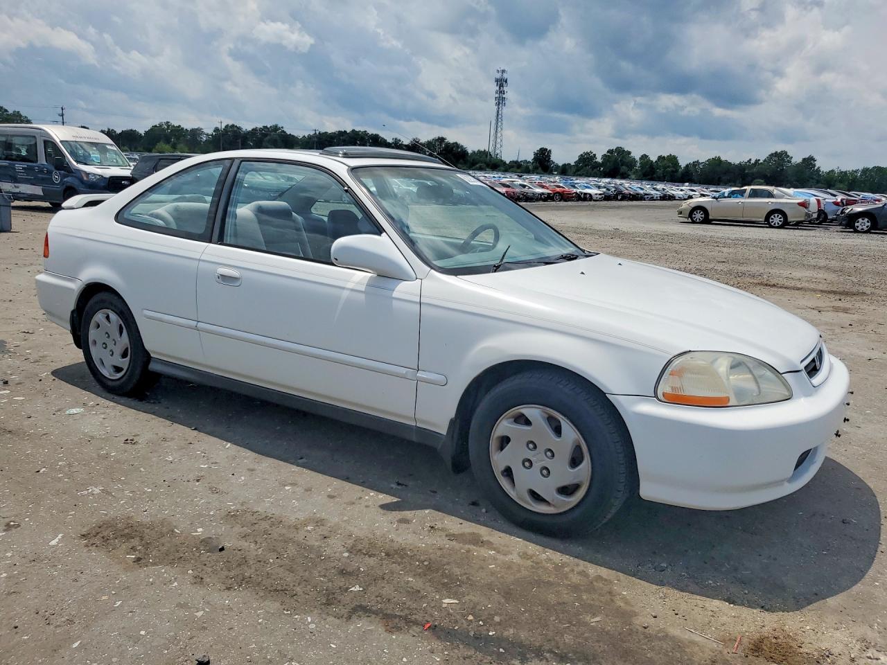 1997 Honda Civic Ex Белый vin: 1HGEJ8248VL044384