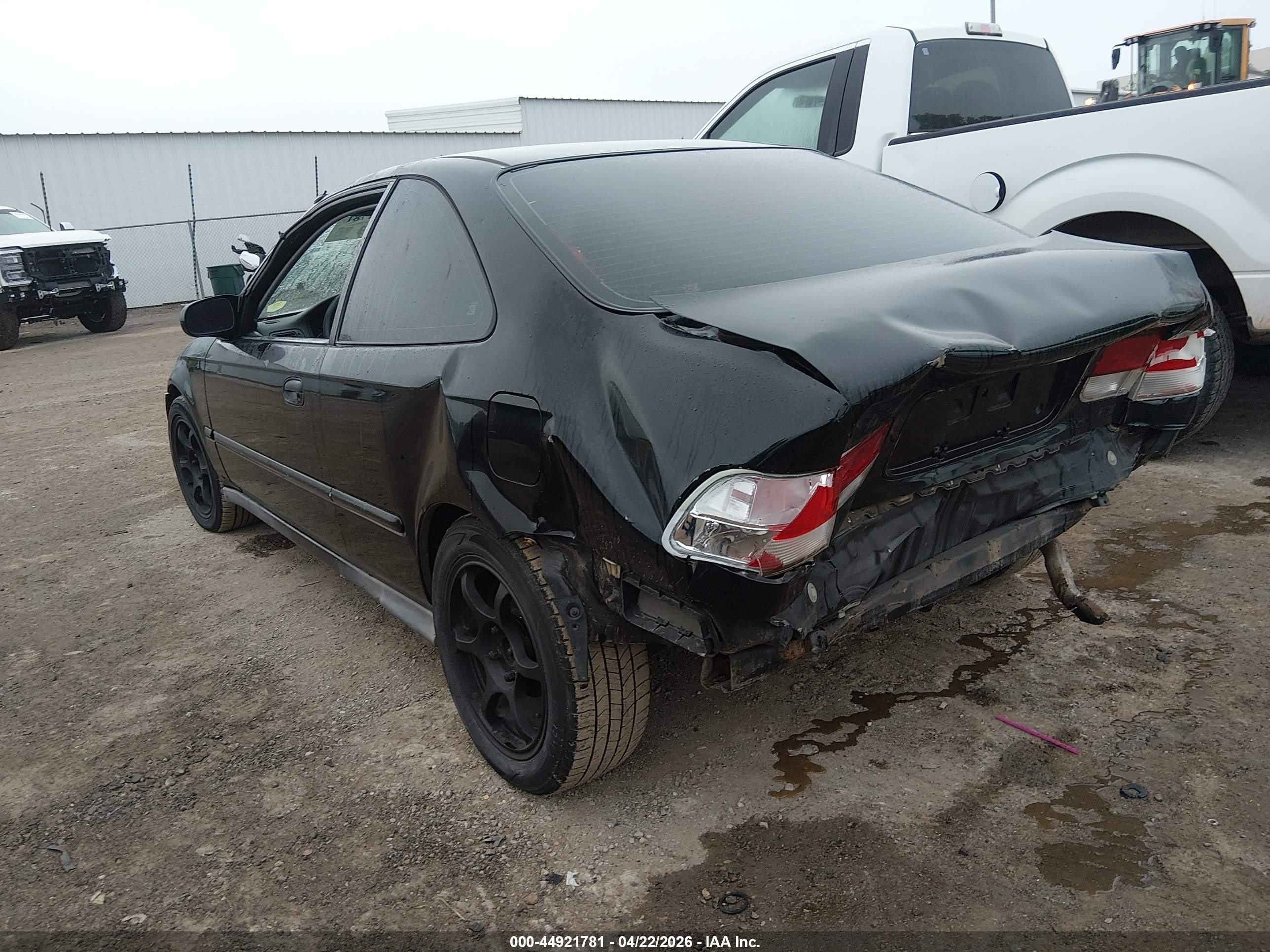 2000 Honda Civic Ex Черный vin: 1HGEJ8248YL014063