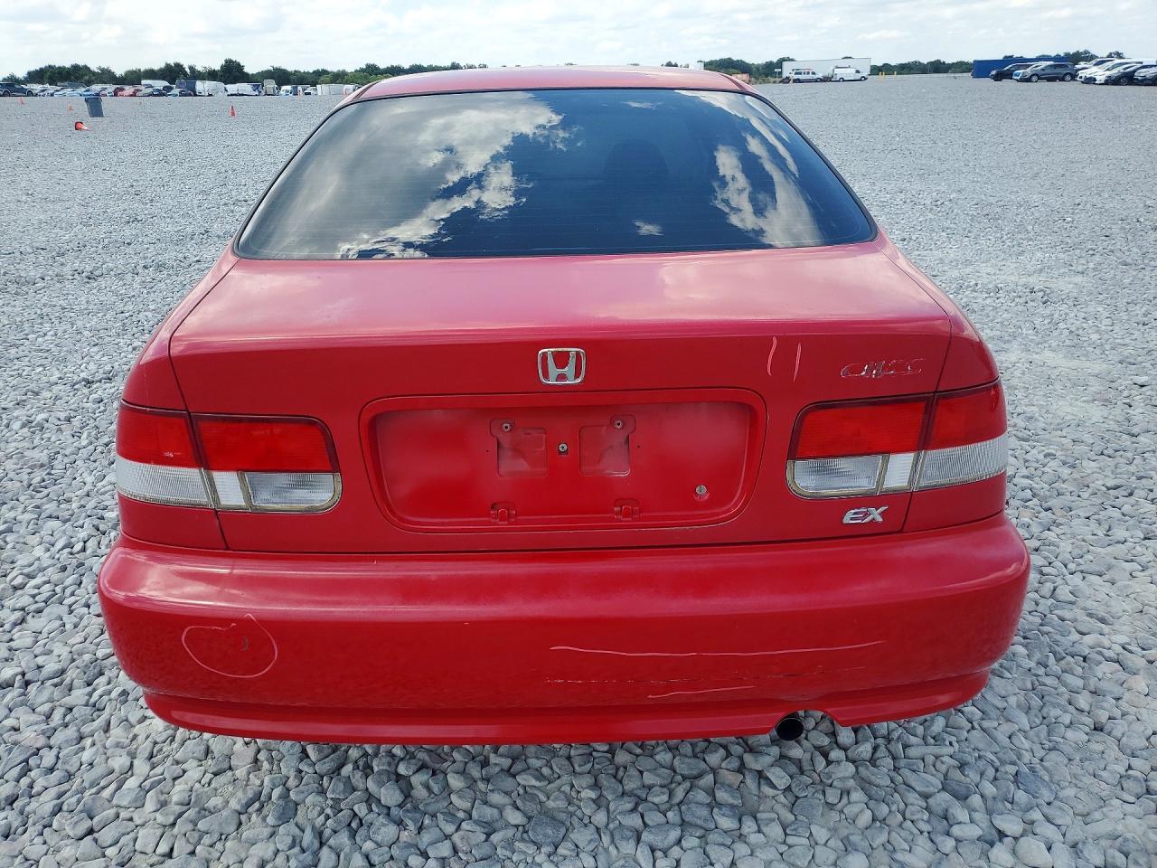 2000 Honda Civic Ex Red vin: 1HGEJ8249YL016890