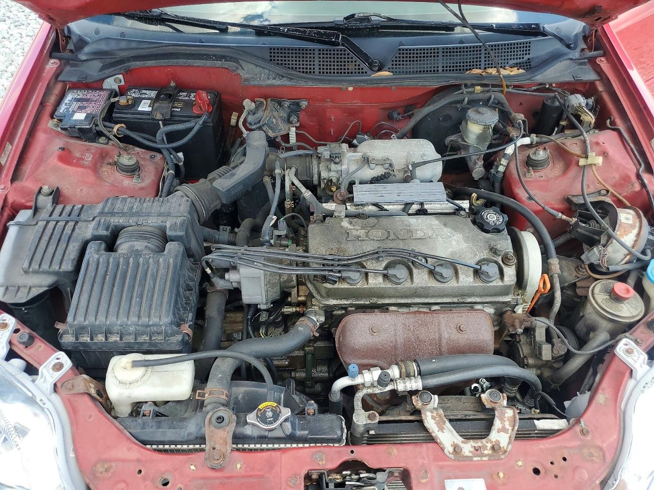 2000 Honda Civic Ex Red vin: 1HGEJ8249YL016890