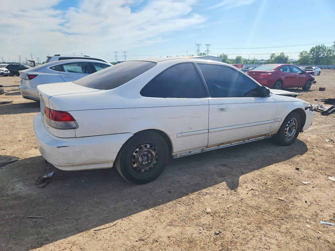 2000 Honda Civic Ex Белый vin: 1HGEJ8249YL114642