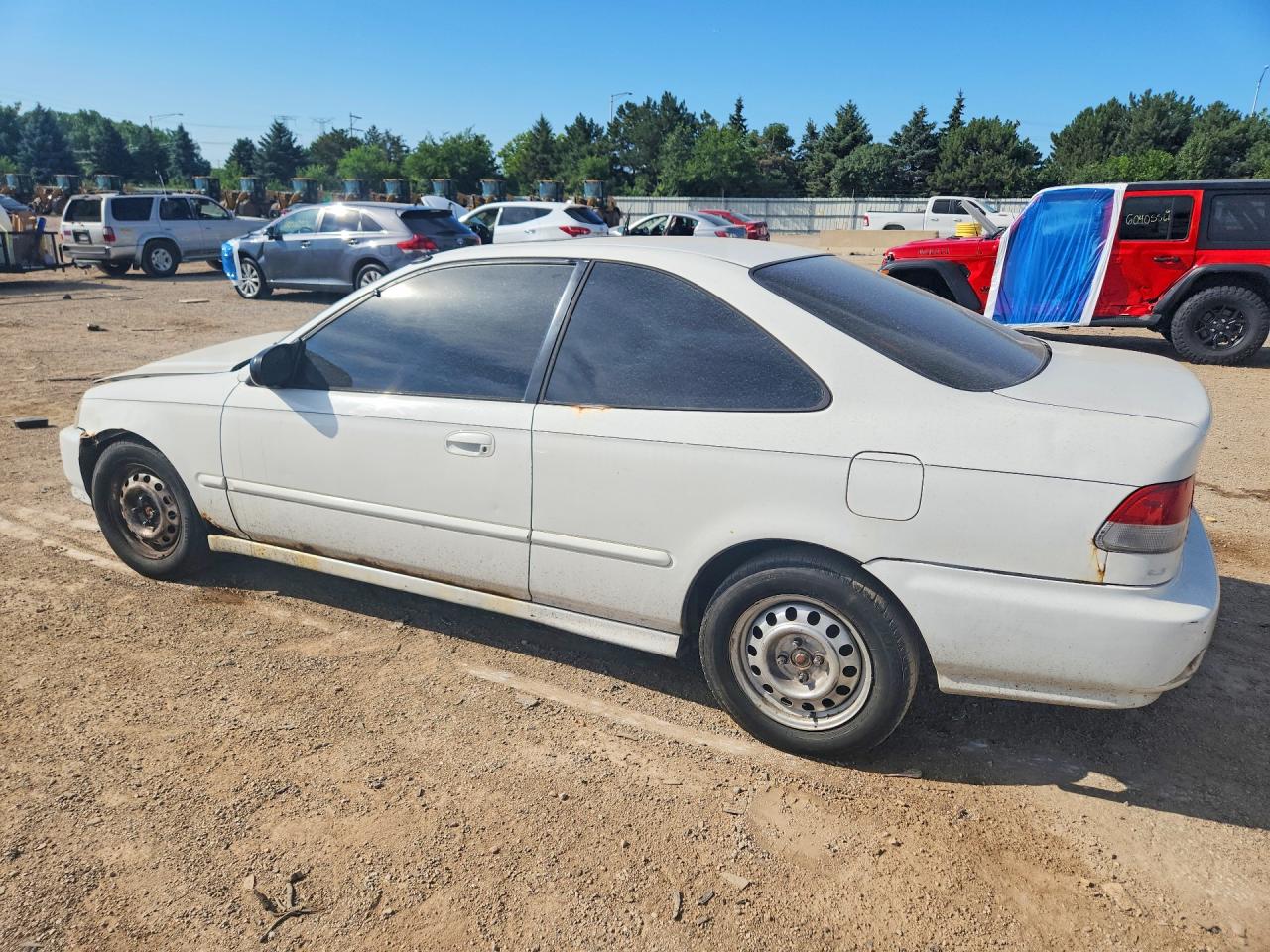 2000 Honda Civic Ex Белый vin: 1HGEJ8249YL114642