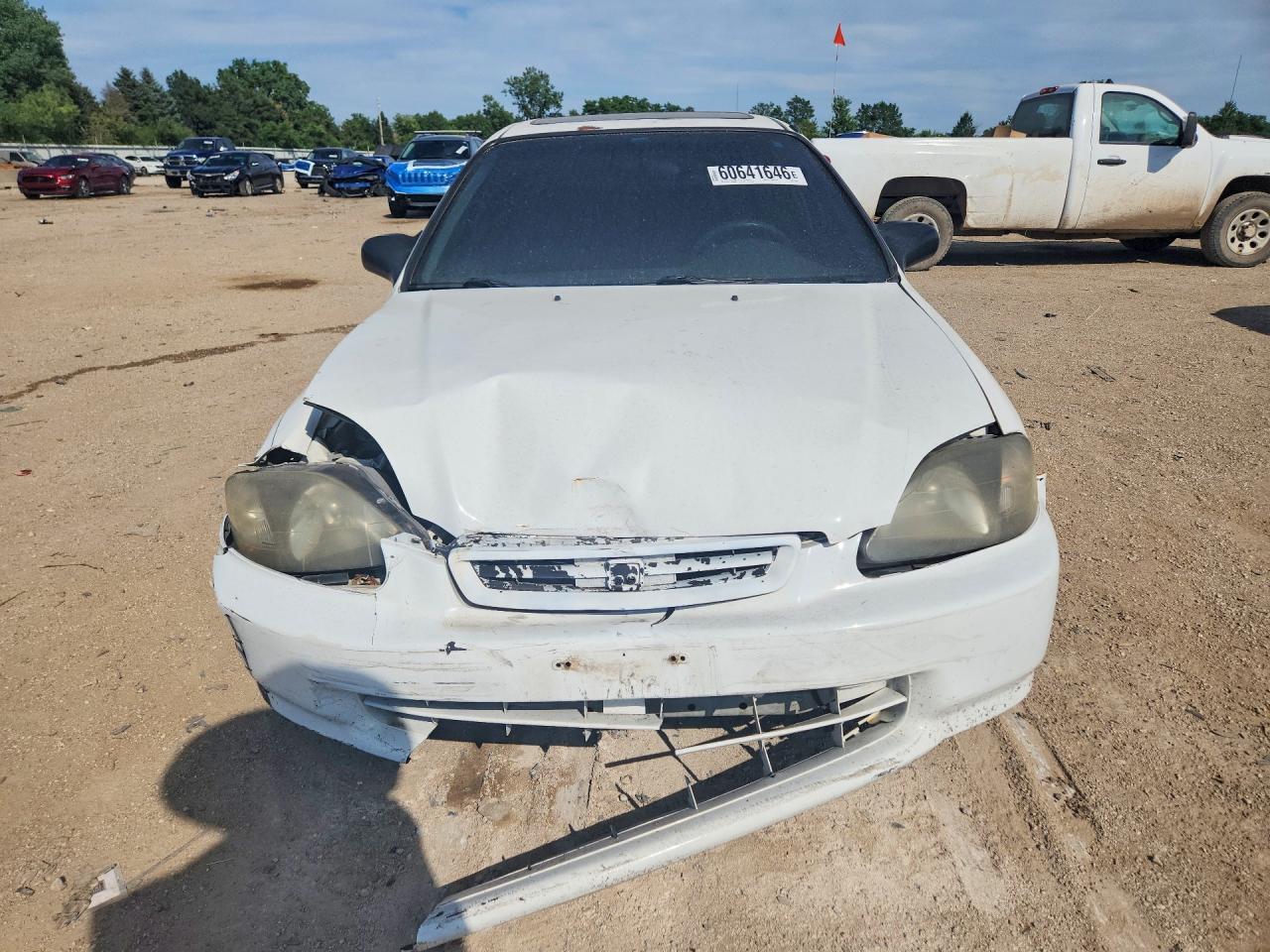 2000 Honda Civic Ex Белый vin: 1HGEJ8249YL114642
