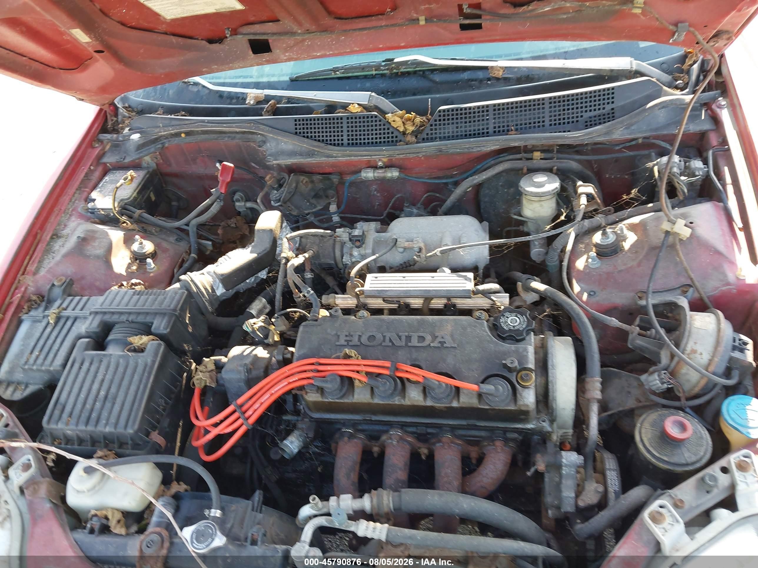 1997 Honda Civic Ex Red vin: 1HGEJ824XVL005151