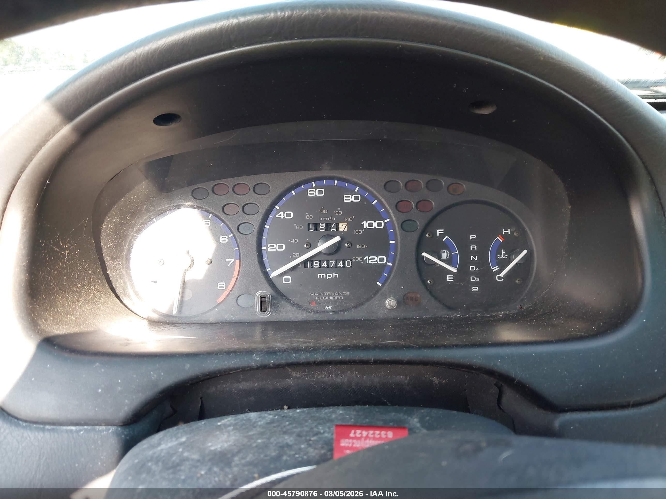 1997 Honda Civic Ex Red vin: 1HGEJ824XVL005151