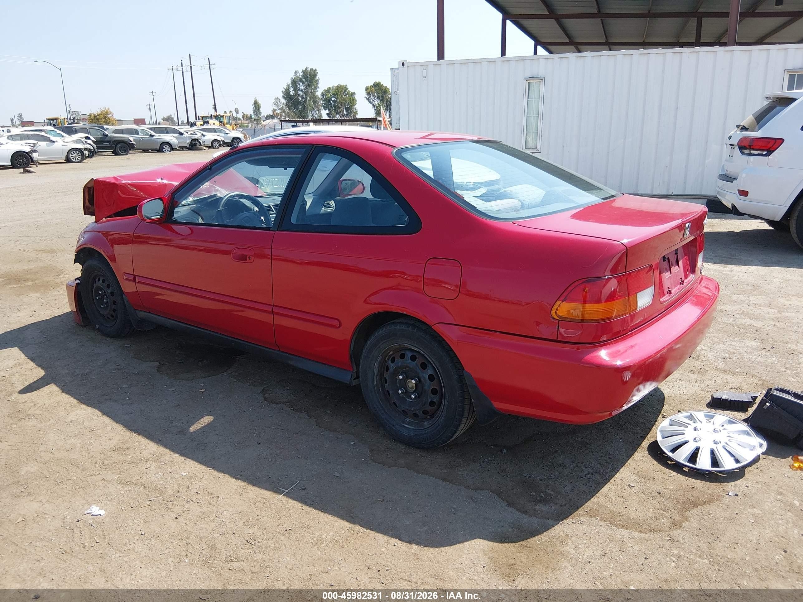 1997 Honda Civic Ex Красный vin: 1HGEJ824XVL069013