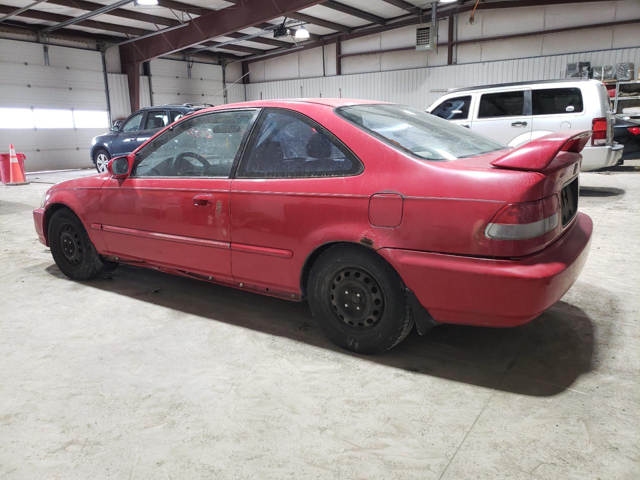 1998 Honda Civic Ex Red vin: 1HGEJ824XWL081910