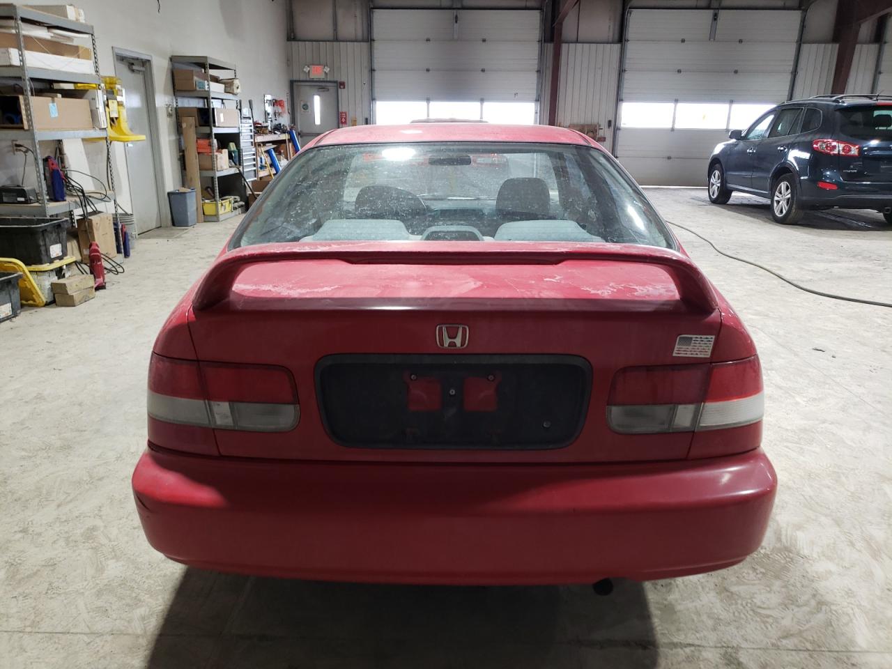 1998 Honda Civic Ex Red vin: 1HGEJ824XWL081910