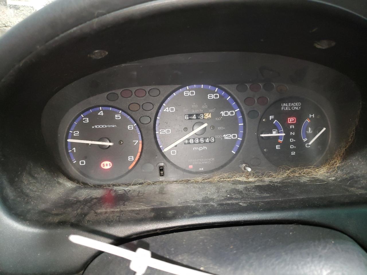1998 Honda Civic Ex Red vin: 1HGEJ824XWL081910