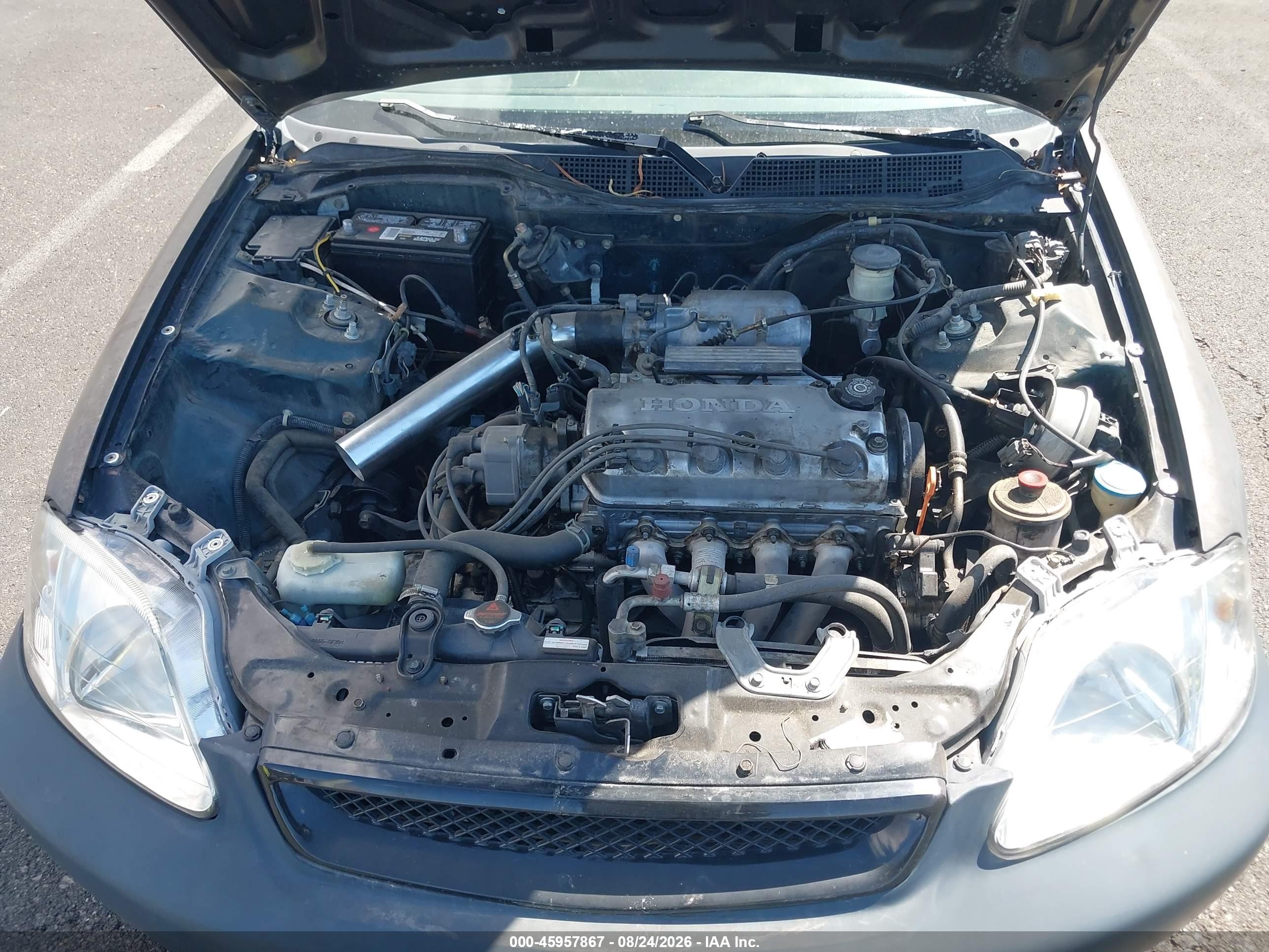 1998 Honda Civic Ex Green vin: 1HGEJ824XWL097654