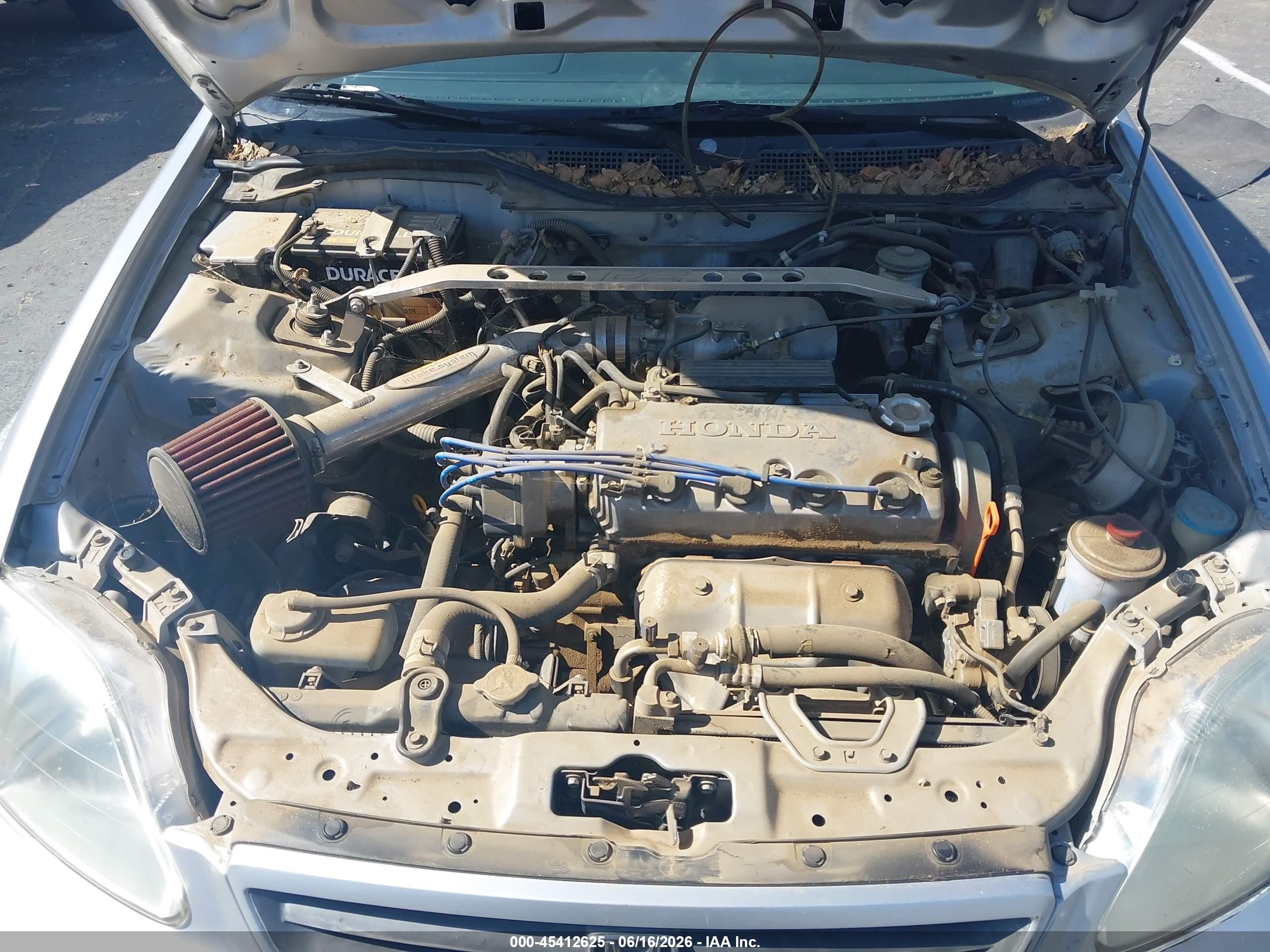 2000 Honda Civic Ex Серебряный vin: 1HGEJ824XYL072711