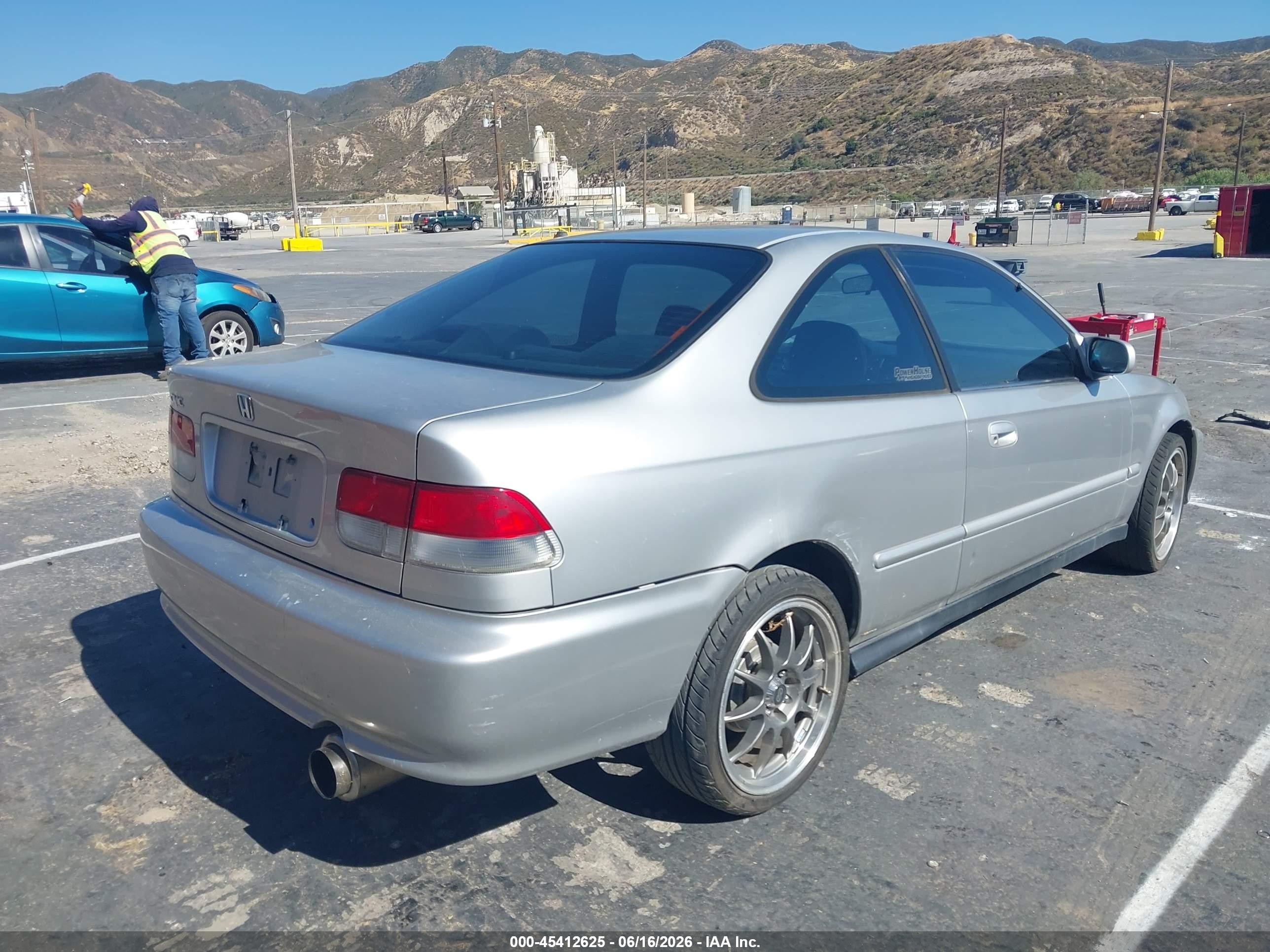2000 Honda Civic Ex Серебряный vin: 1HGEJ824XYL072711