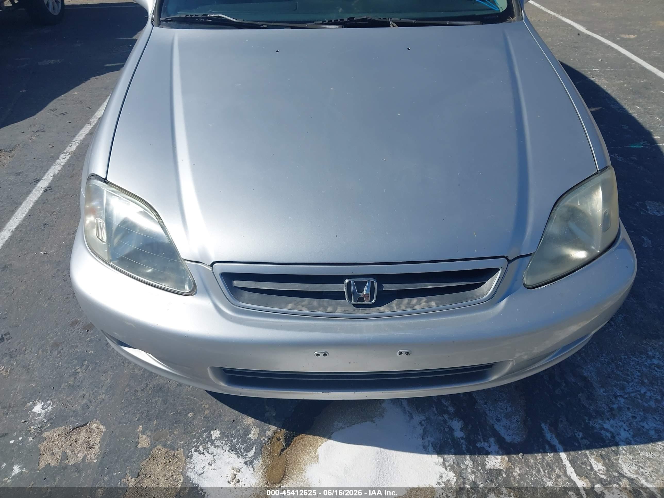 2000 Honda Civic Ex Серебряный vin: 1HGEJ824XYL072711