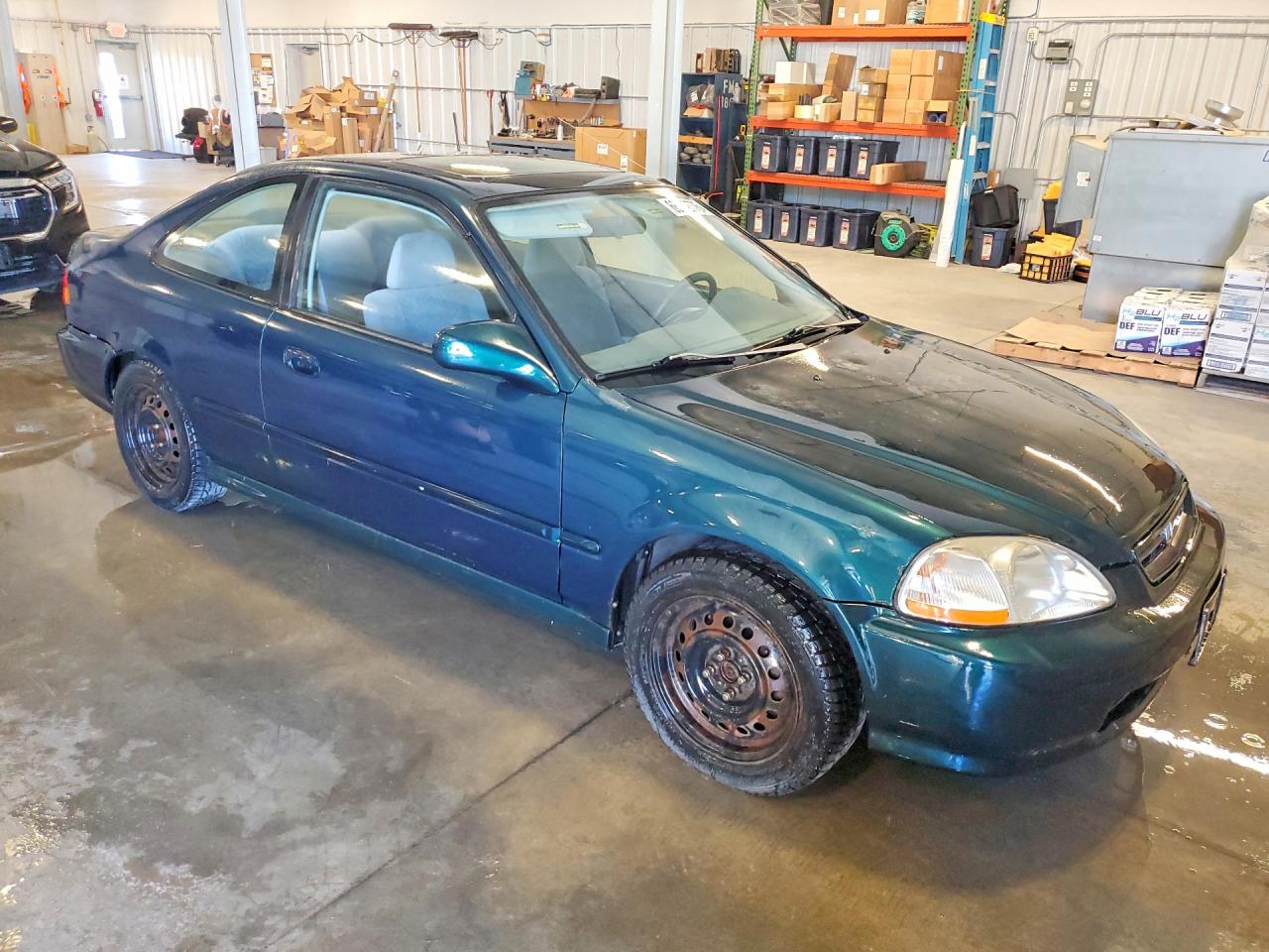 1997 Honda Civic Ex Green vin: 1HGEJ8250VL115344