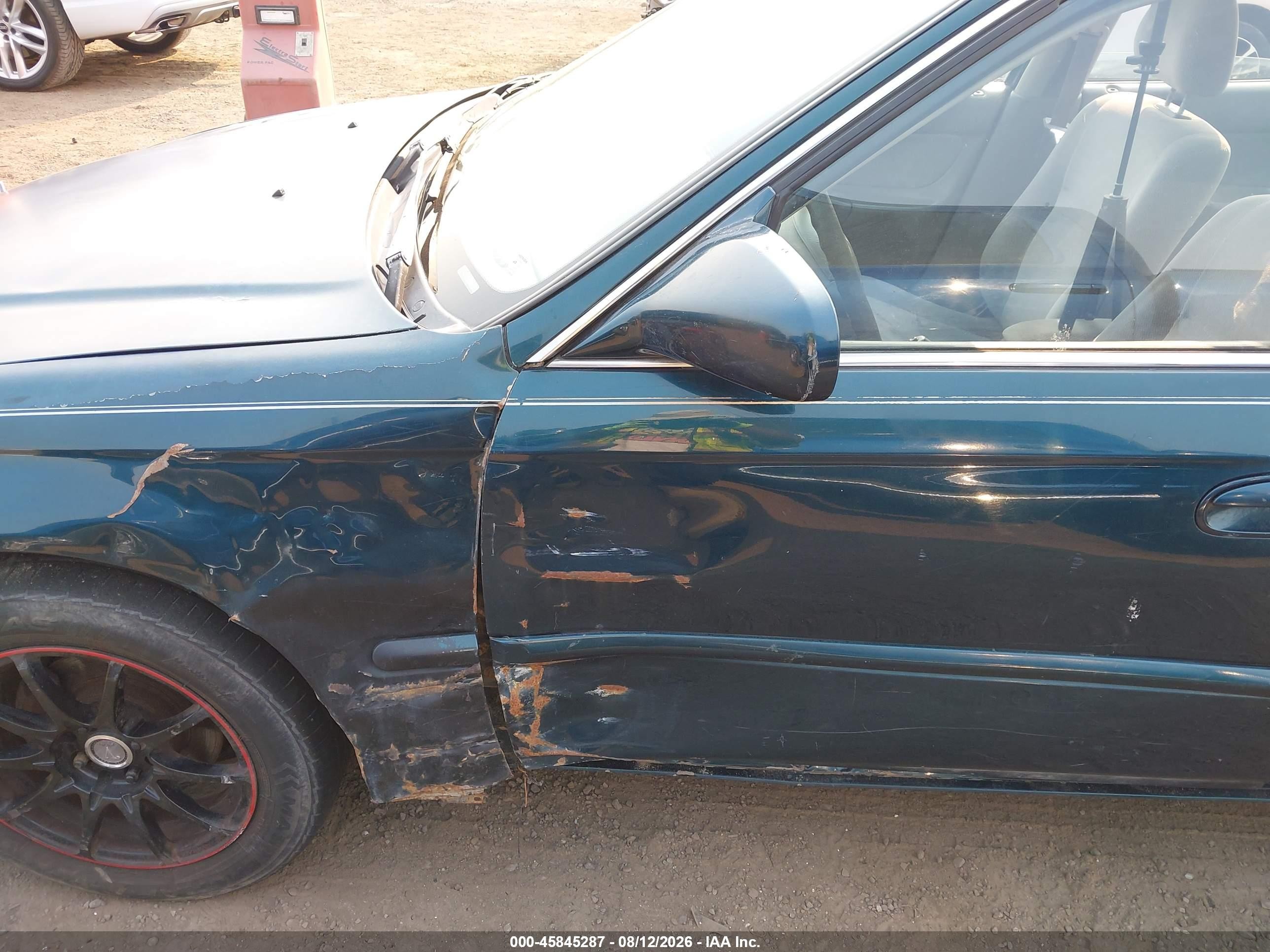 1998 Honda Civic Ex Green vin: 1HGEJ8542WL056513