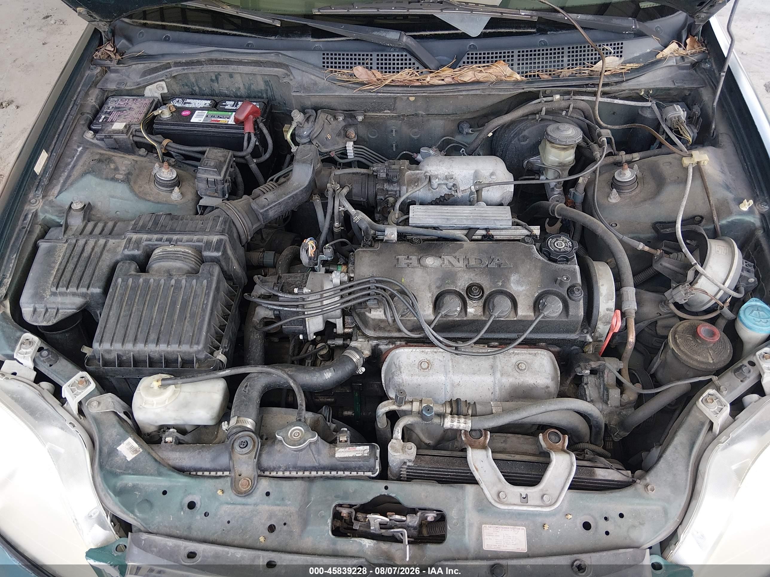 1999 Honda Civic Ex Green vin: 1HGEJ8640XL029617
