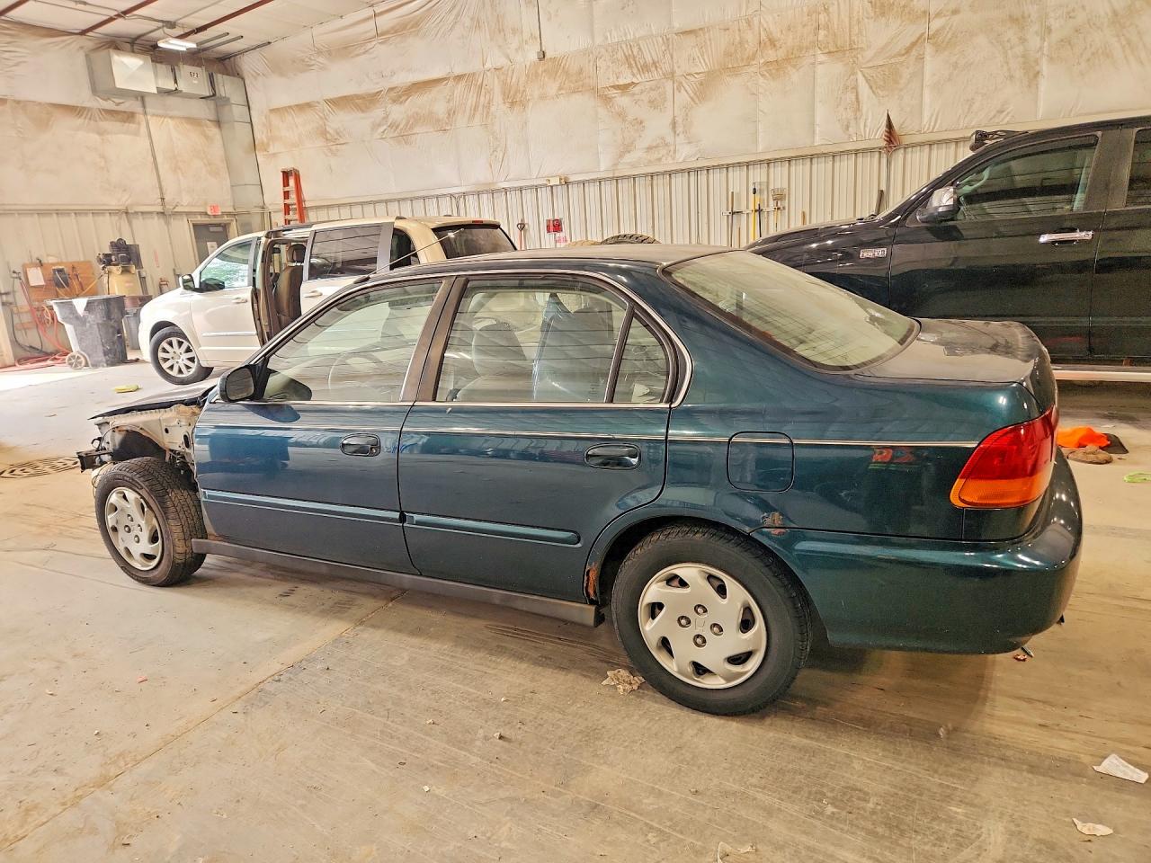 1996 Honda Civic Ex Green vin: 1HGEJ8642TL018287