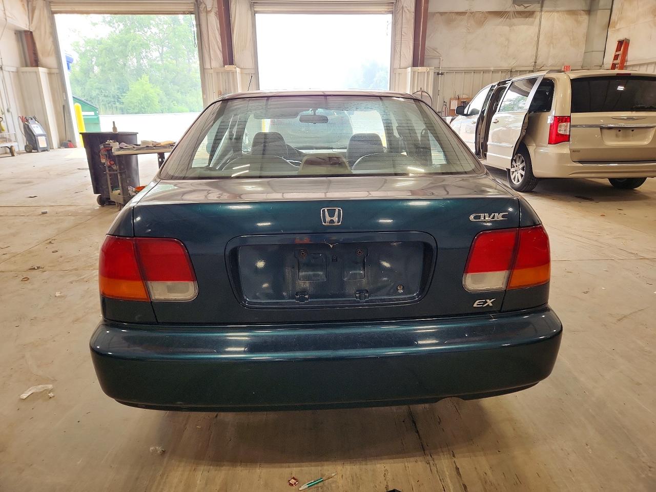 1996 Honda Civic Ex Green vin: 1HGEJ8642TL018287