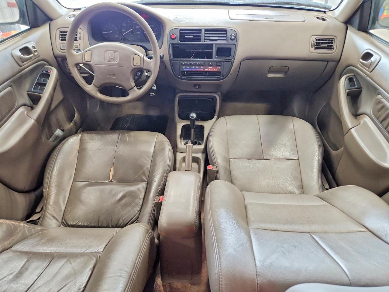 1996 Honda Civic Ex Green vin: 1HGEJ8642TL018287