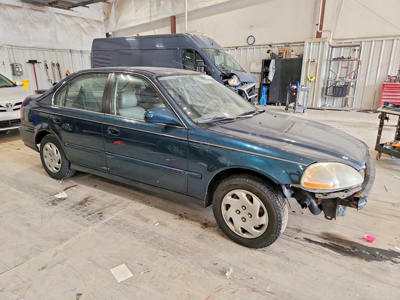 1996 Honda Civic Ex Green vin: 1HGEJ8642TL018287