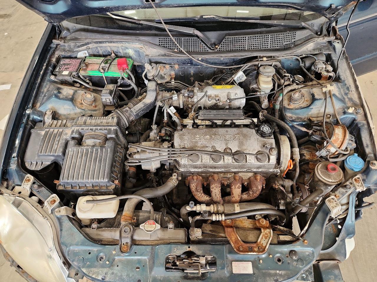 1996 Honda Civic Ex Green vin: 1HGEJ8642TL018287