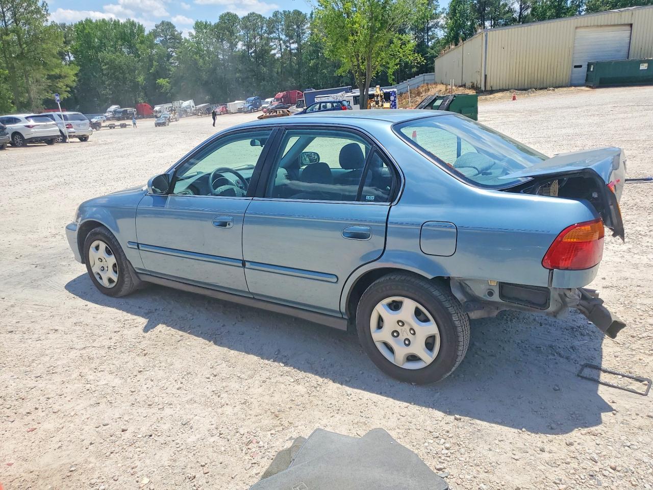 2000 Honda Civic Ex Silver vin: 1HGEJ8642YL040507