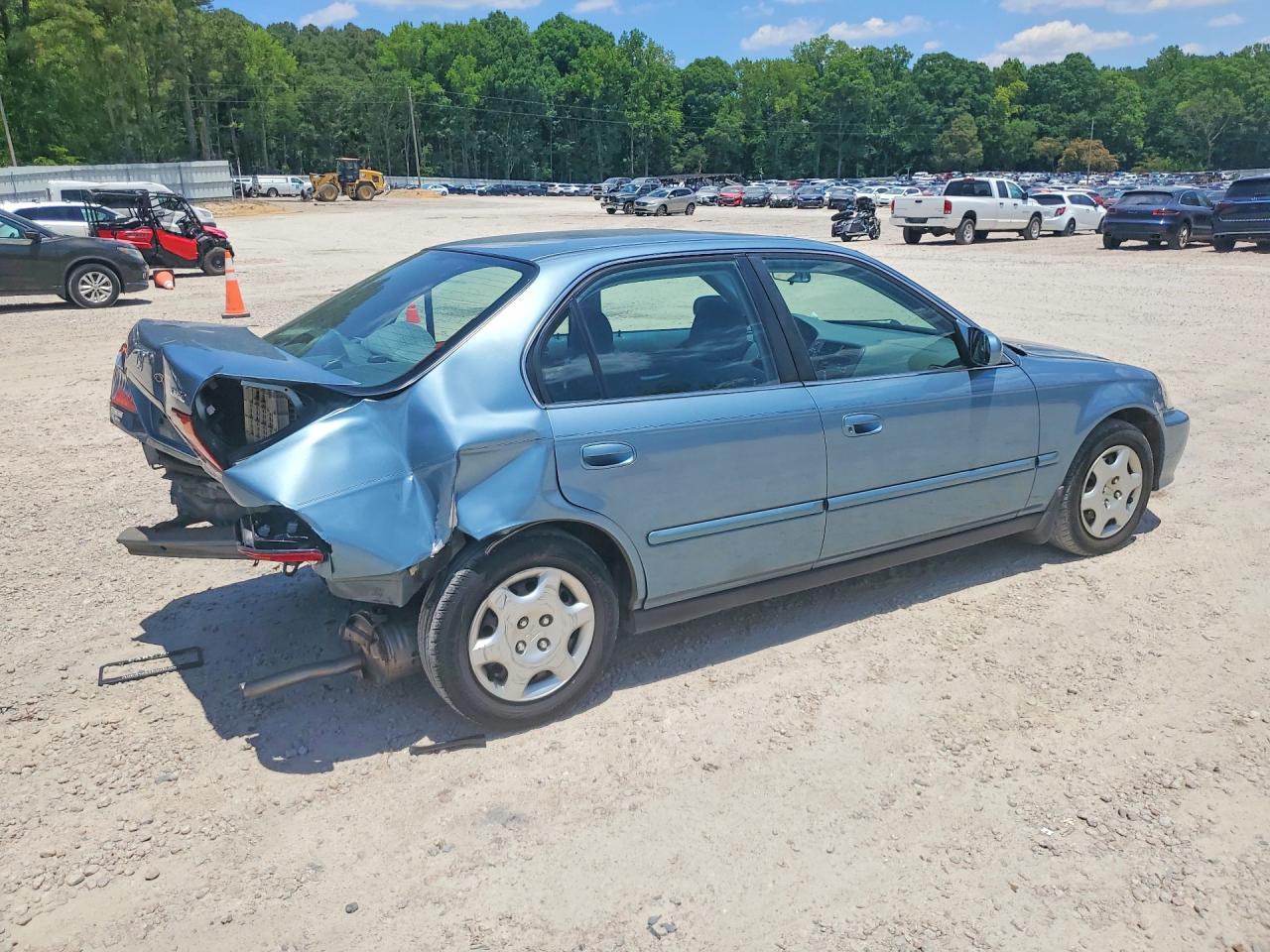 2000 Honda Civic Ex Silver vin: 1HGEJ8642YL040507