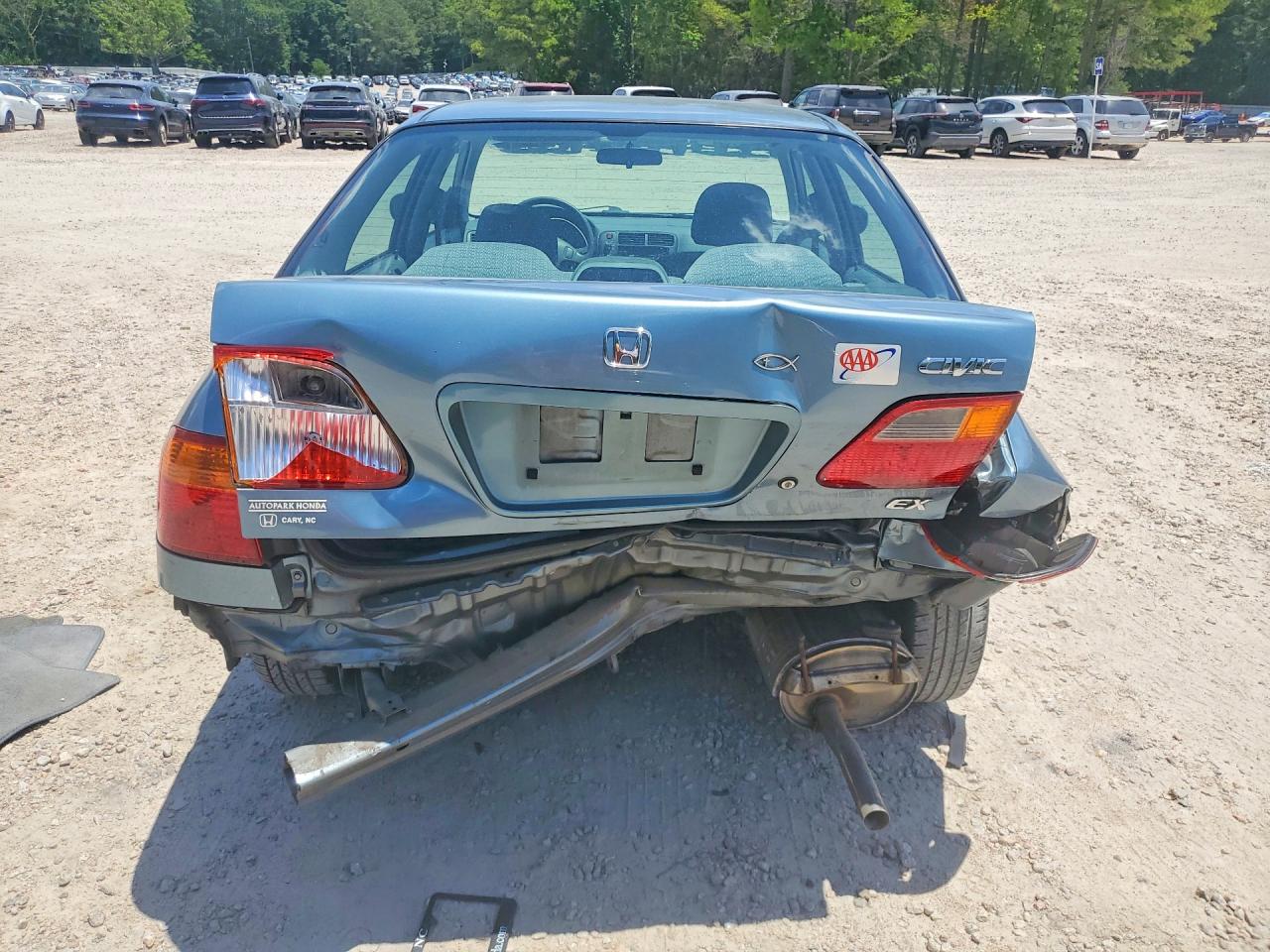 2000 Honda Civic Ex Silver vin: 1HGEJ8642YL040507