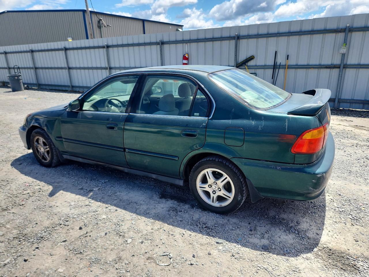 2000 Honda Civic Ex Green vin: 1HGEJ8643YL067487