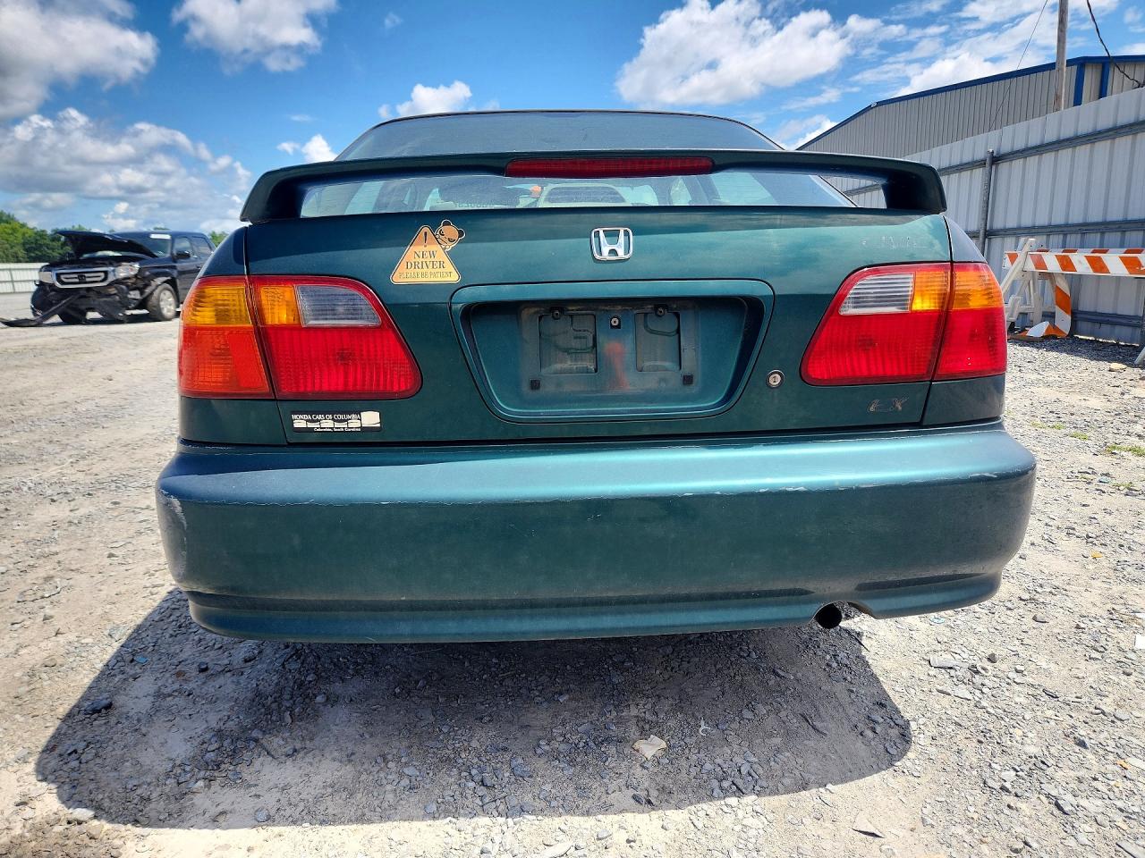 2000 Honda Civic Ex Green vin: 1HGEJ8643YL067487