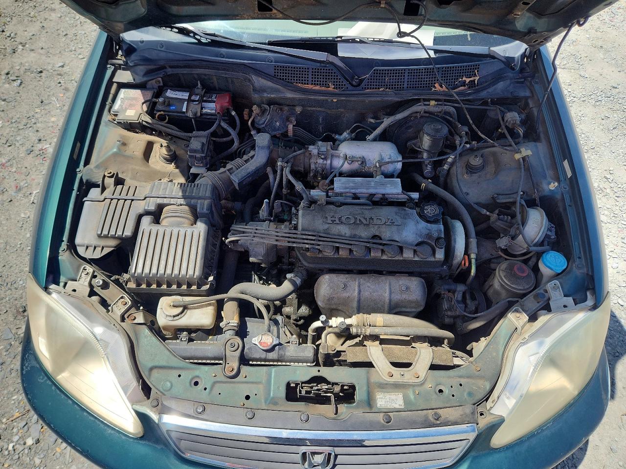 2000 Honda Civic Ex Green vin: 1HGEJ8643YL067487