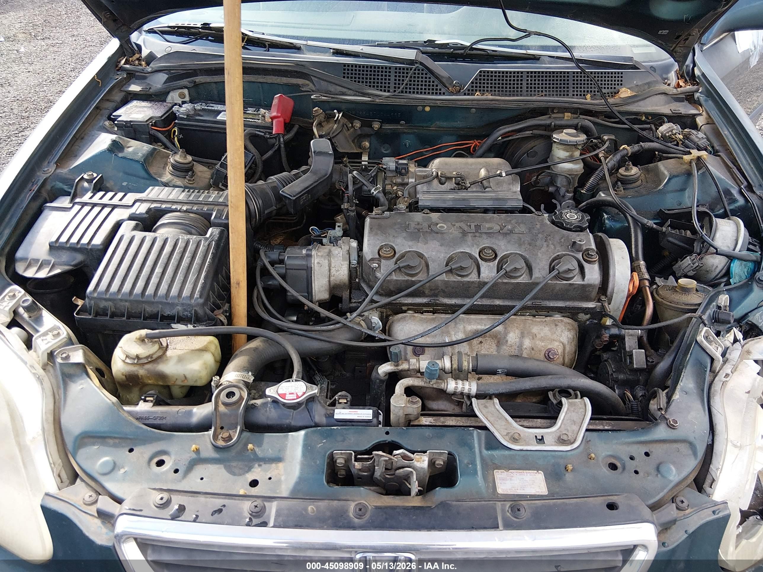 1996 Honda Civic Ex Green vin: 1HGEJ8645TL044995