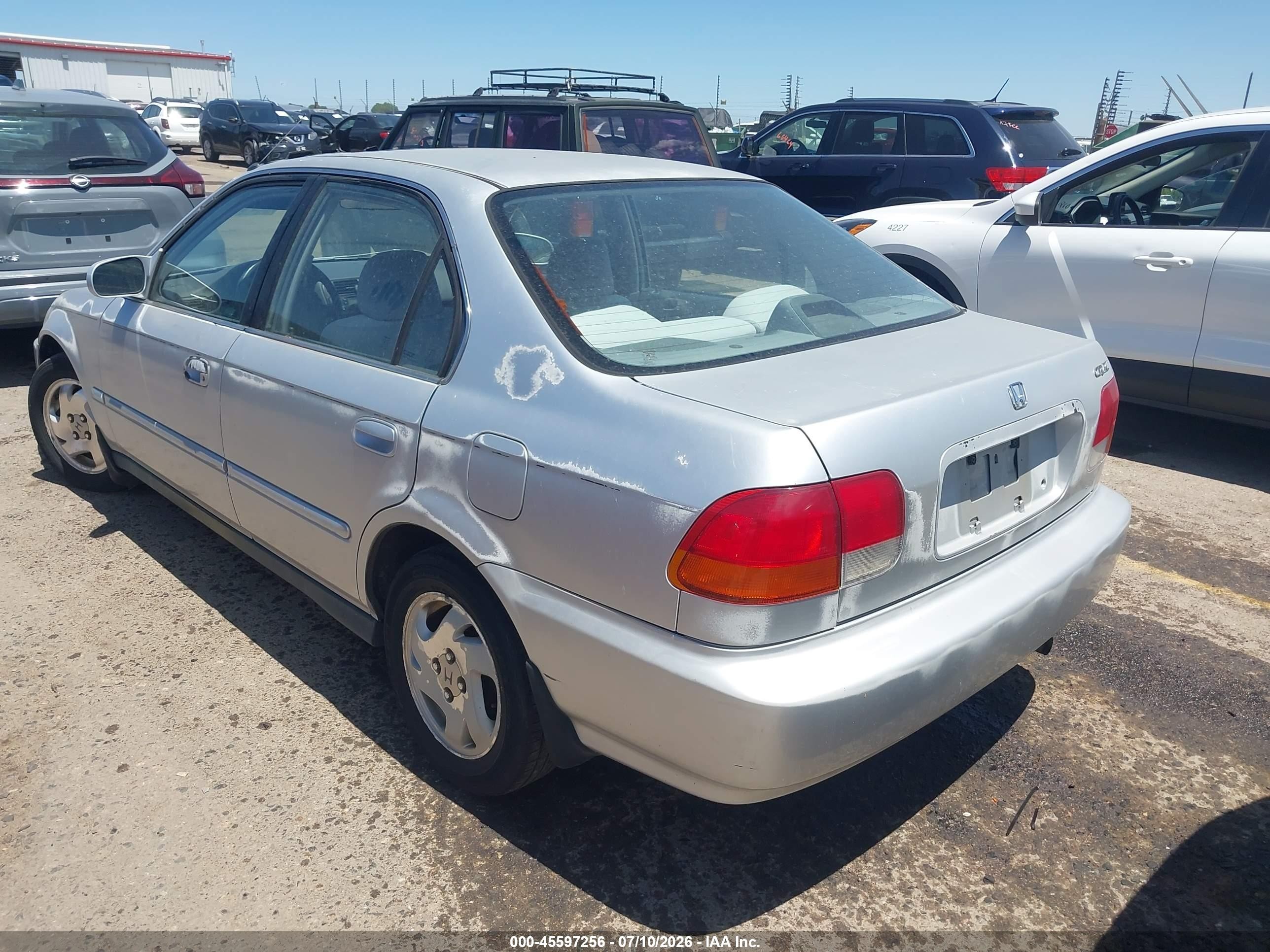 1996 Honda Civic Ex Silver vin: 1HGEJ8646TL016459